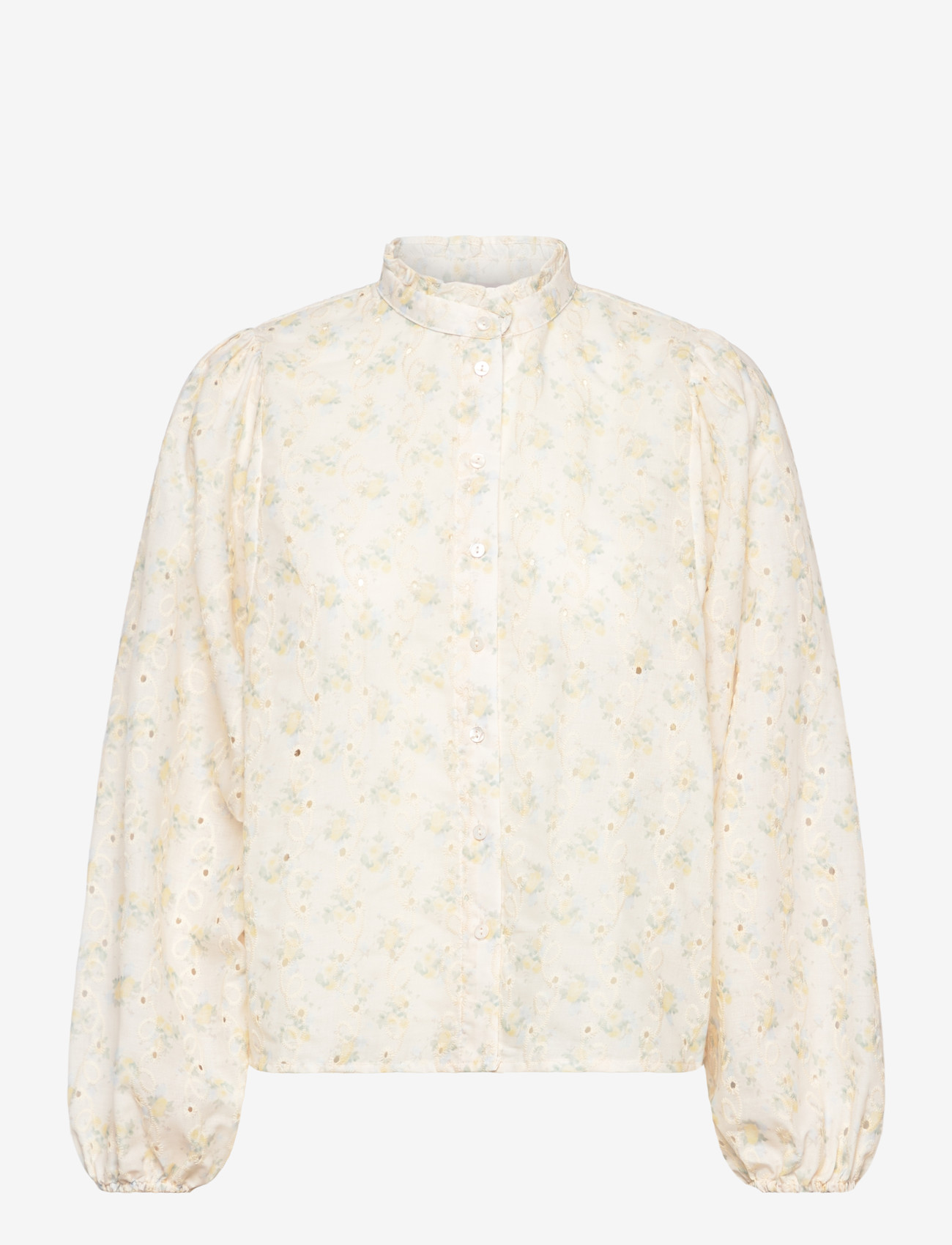 A-View - Karla shirt - langærmede skjorter - pale yellow - 0