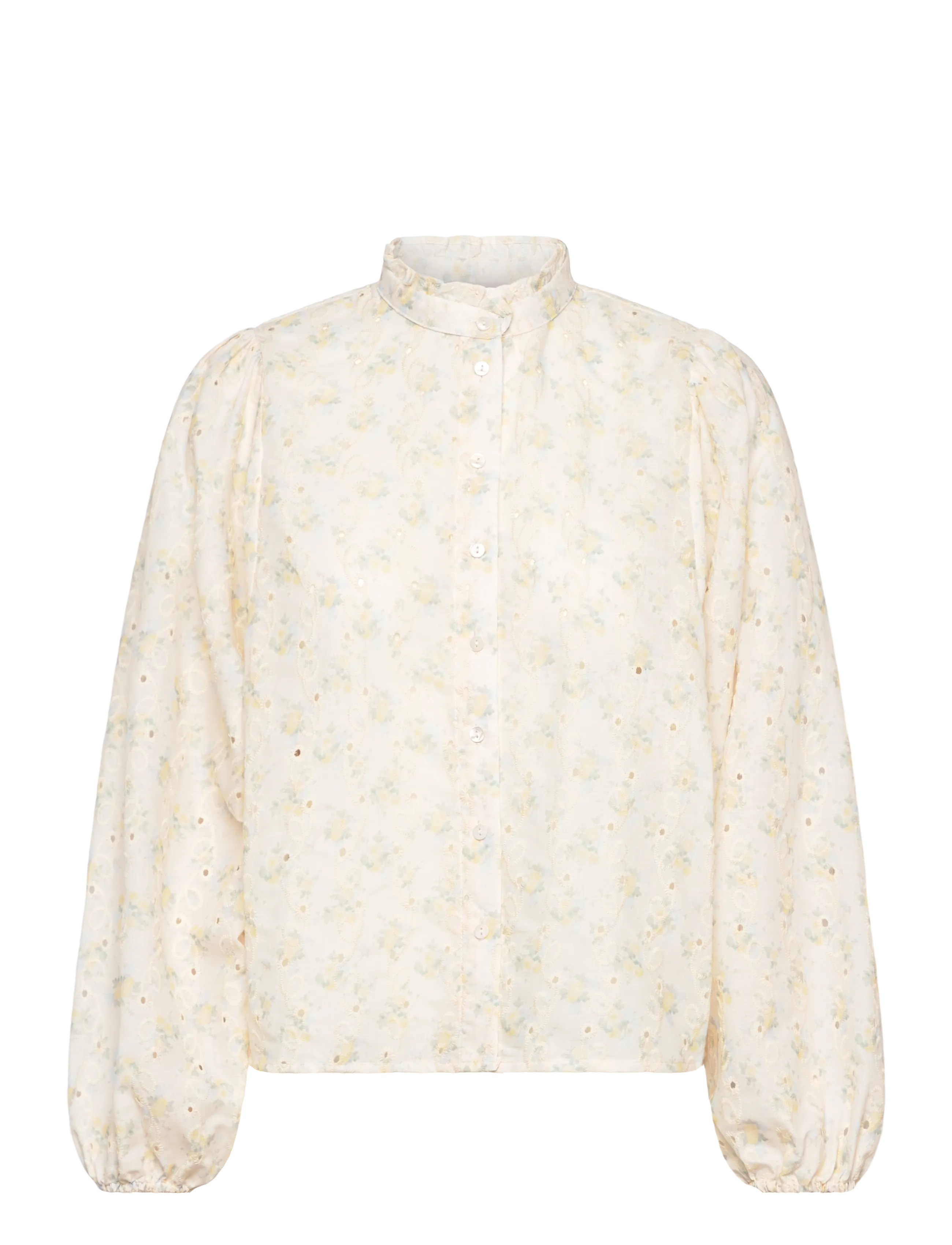 A-View Karla shirt - Uus - PALE YELLOW / cream