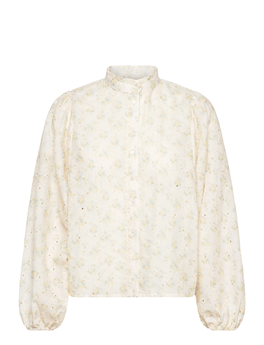 A-View - Karla shirt - langærmede skjorter - pale yellow - 1