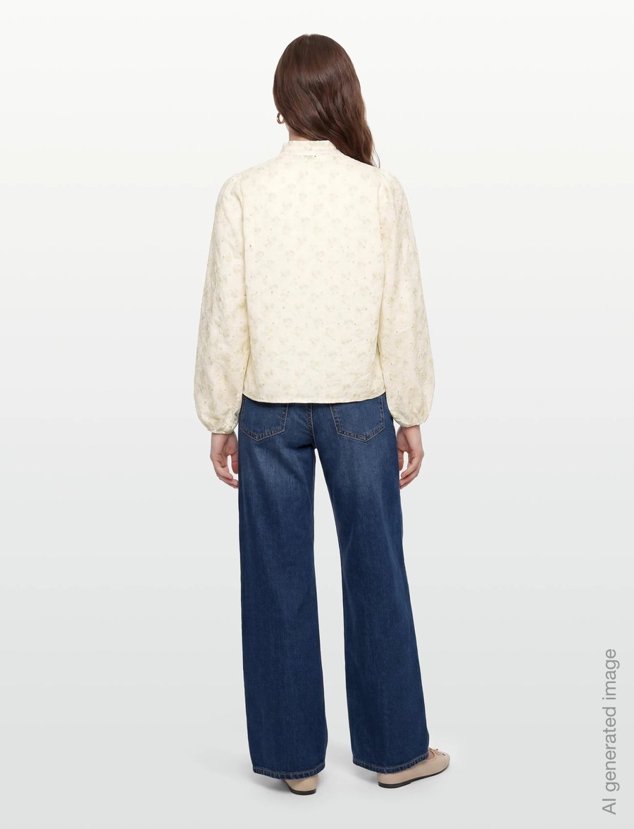 A-View - Karla shirt - langærmede skjorter - pale yellow - 4