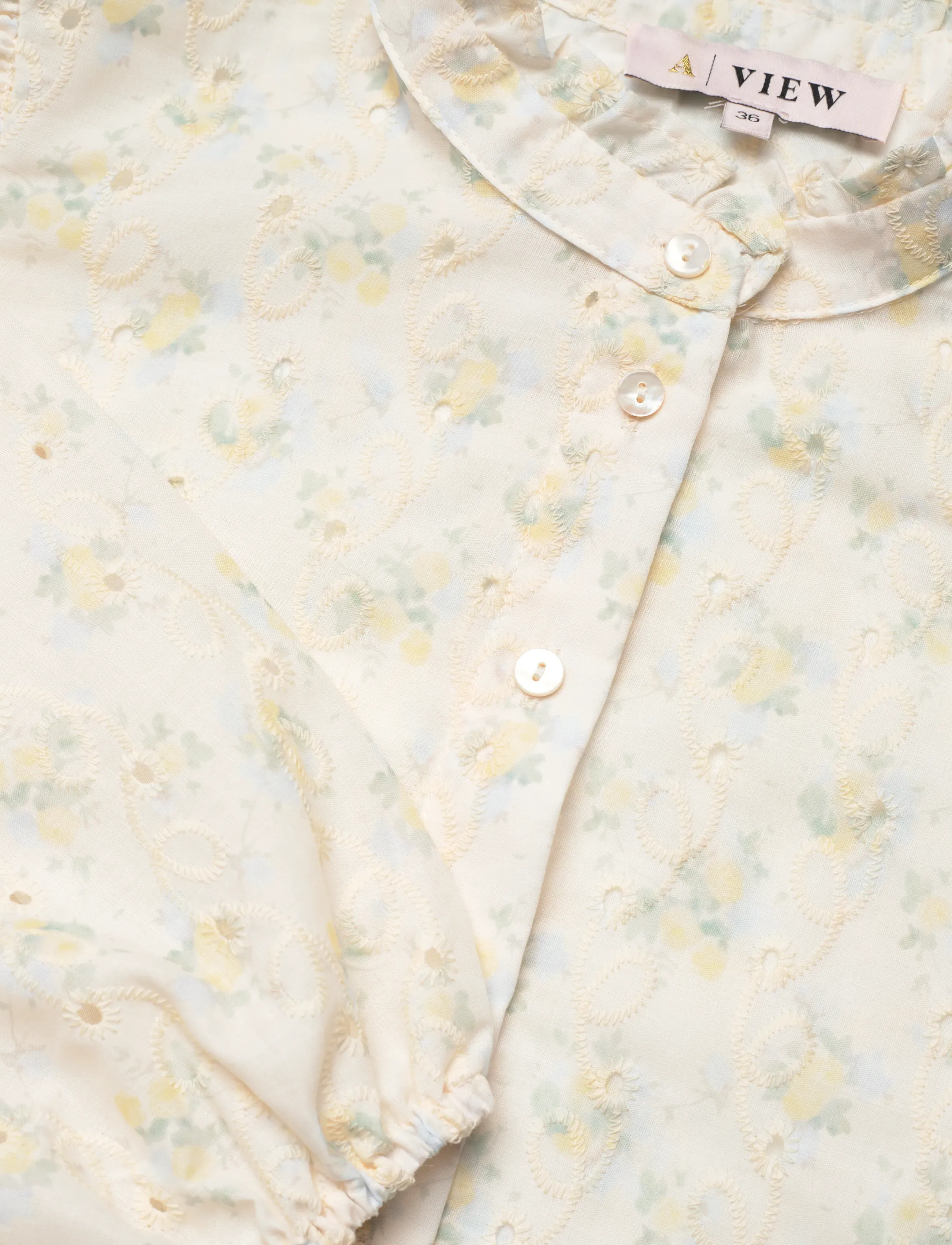 A-View - Karla shirt - langärmlige hemden - pale yellow - 5