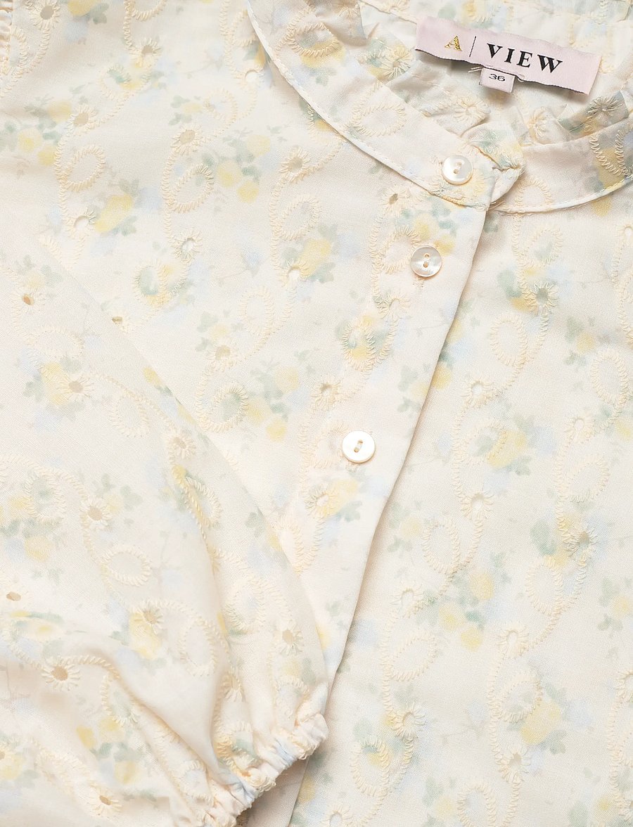 A-View - Karla shirt - langærmede skjorter - pale yellow - 5
