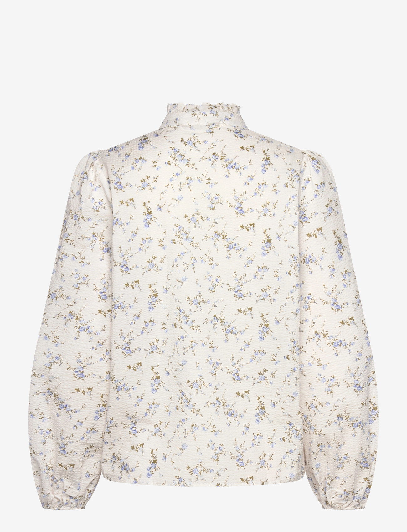 A-View - Tiffany new shirt - langærmede skjorter - off white/blue - 1