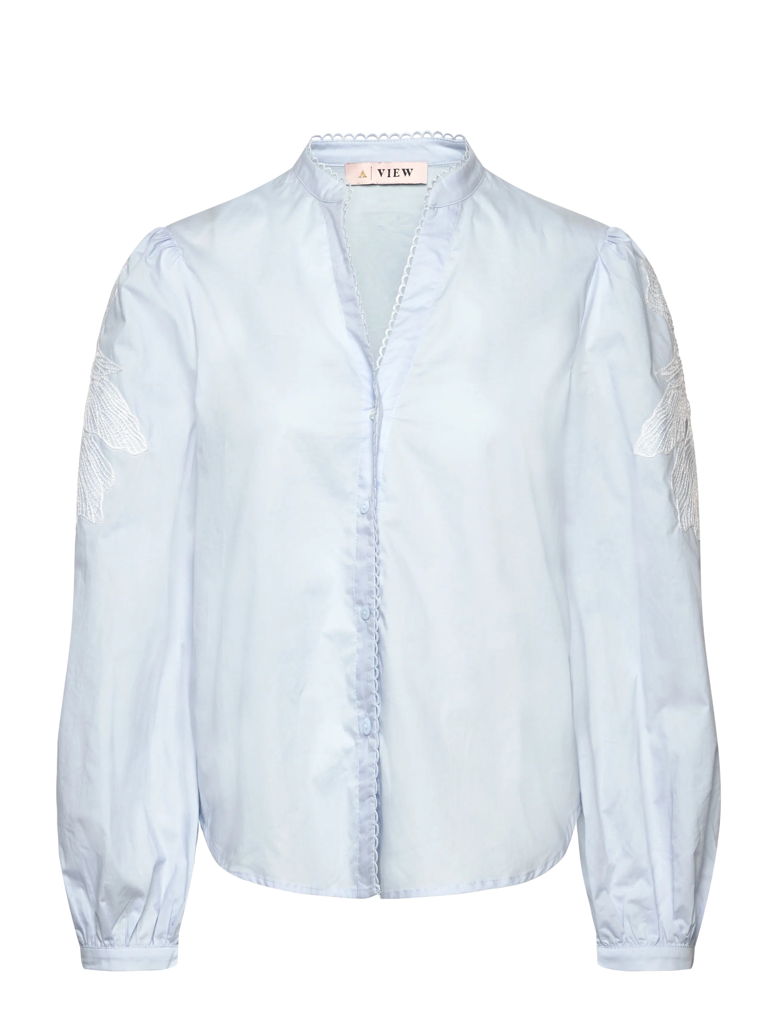 A-View Clementine shirt - Uus - LIGHT BLUE / blue