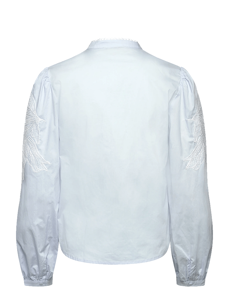 A-View - Clementine shirt - långärmade blusar - light blue - 1