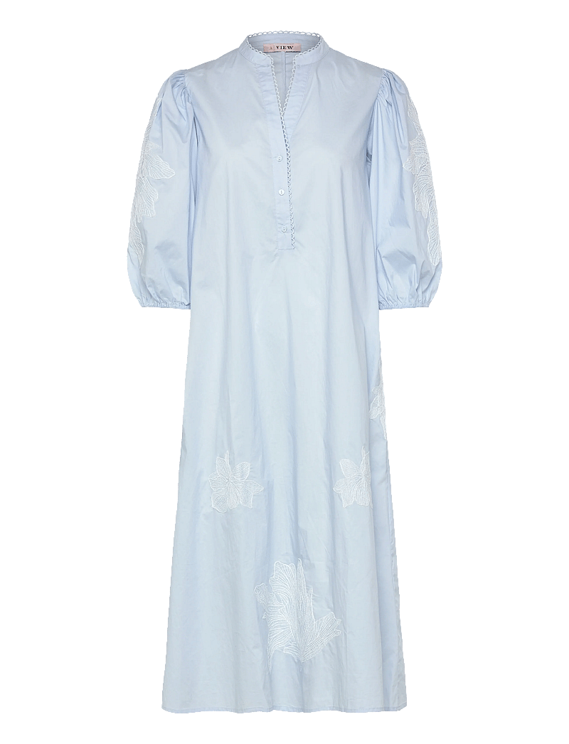 A-View - Clementine dress - sommarklänningar - 282 light blue - 0
