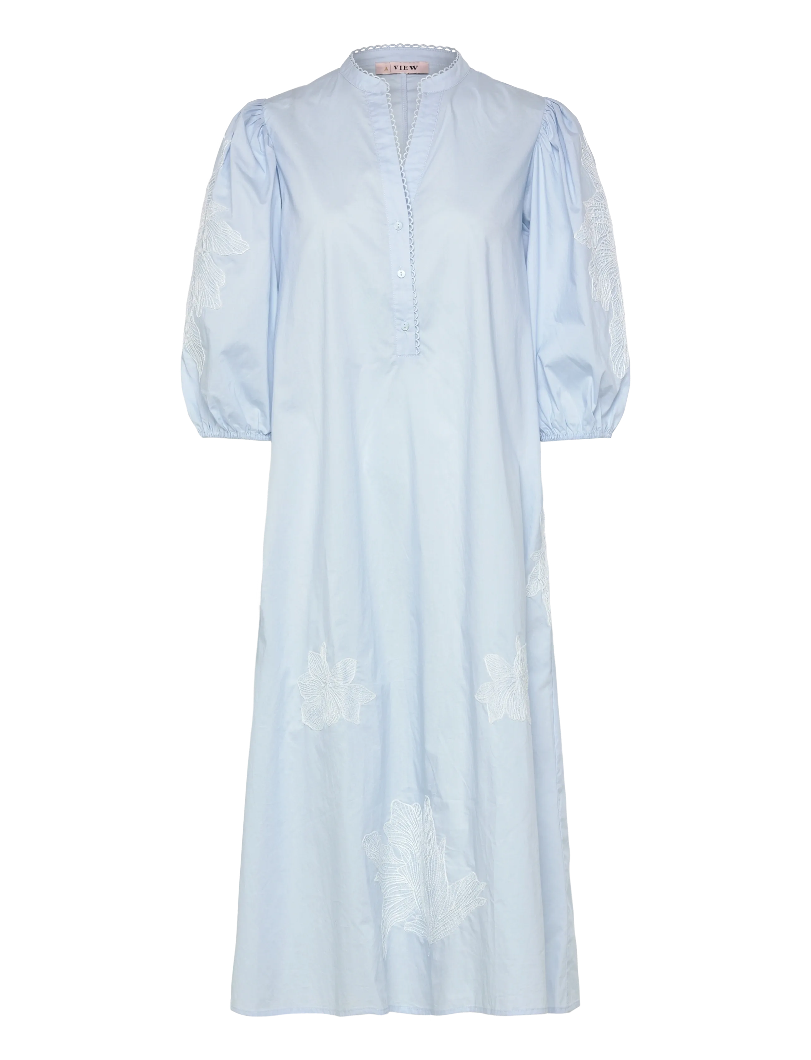 A-View Clementine dress - Kjoler - 282 LIGHT BLUE / blue