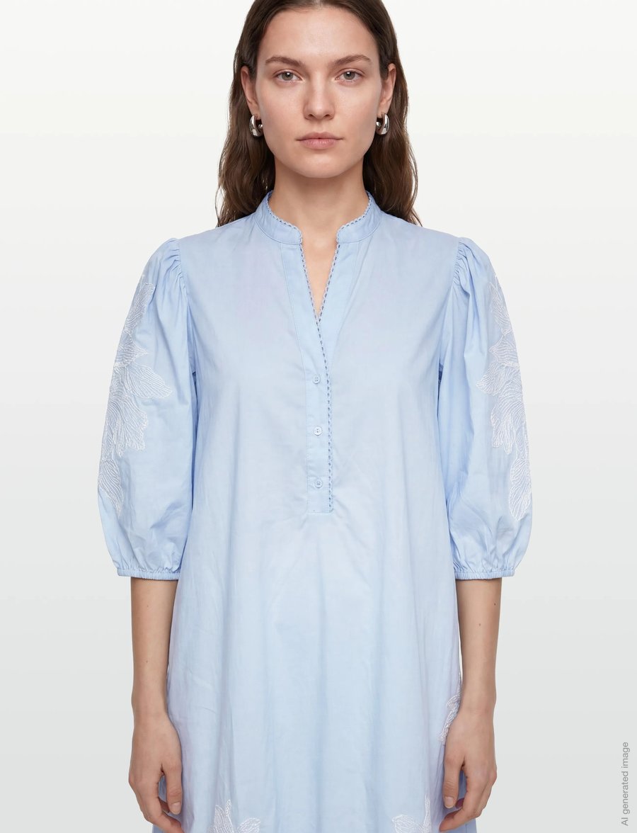 A-View - Clementine dress - summer dresses - 282 light blue - 3