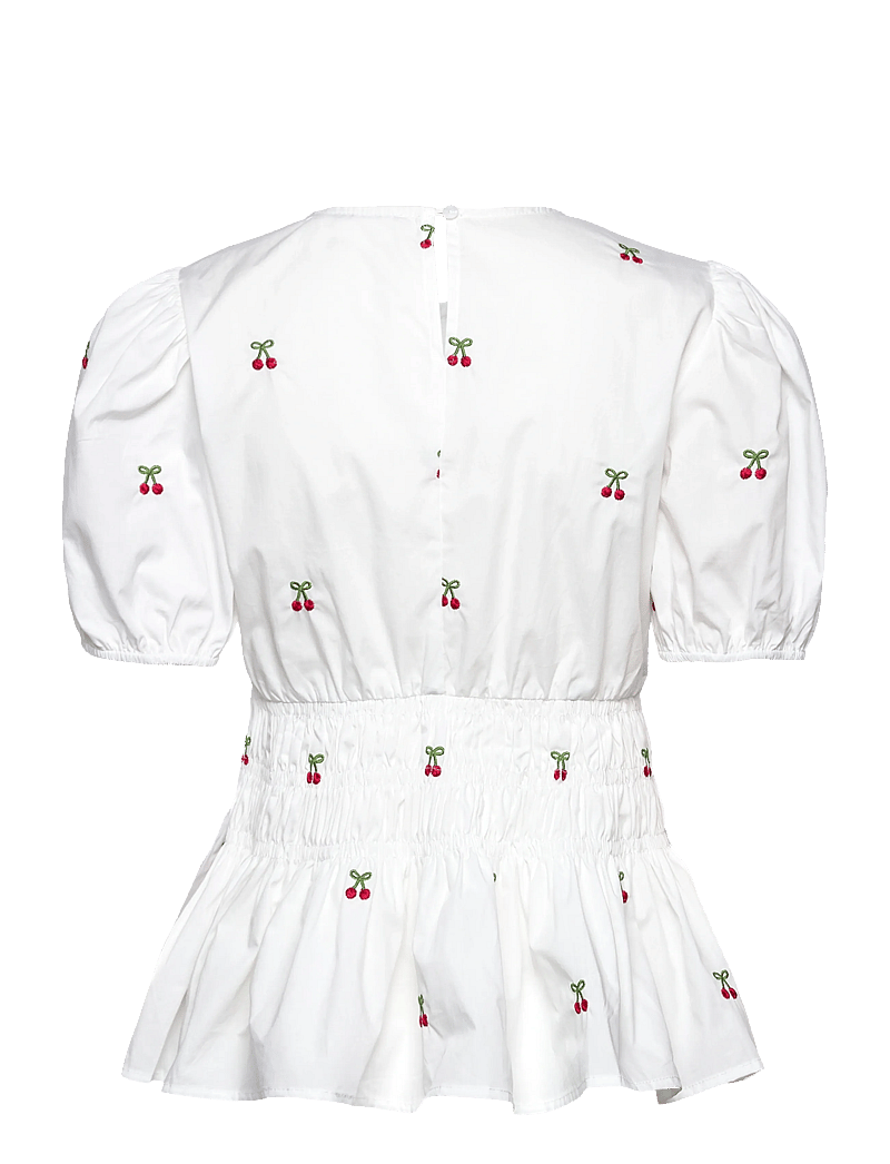 A-View - Leonore blouse - lühikeste varrukatega pluusid - white - 1