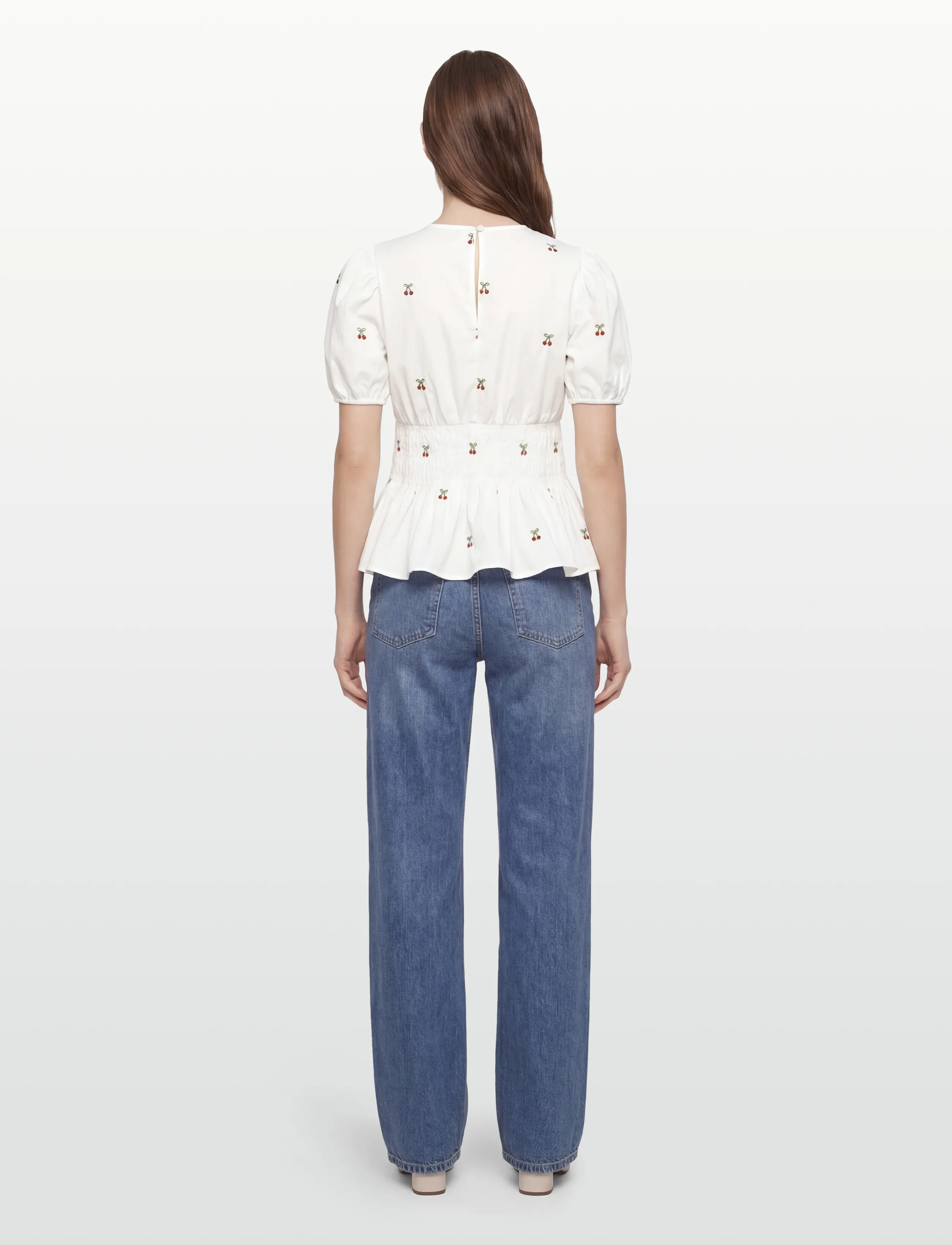 A-View - Leonore blouse - kurzämlige blusen - white - 4