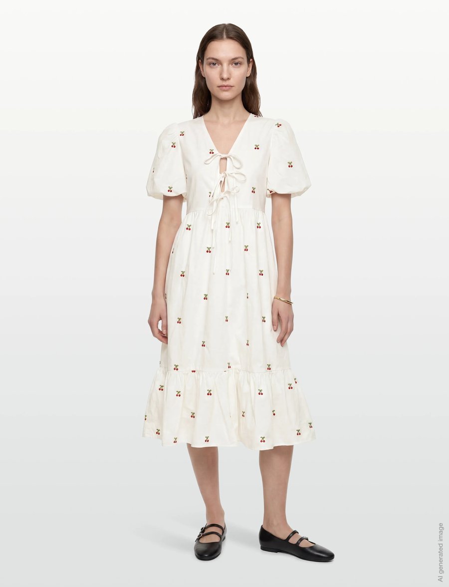A-View - Leonore dress - konfirmation - 000 white - 0