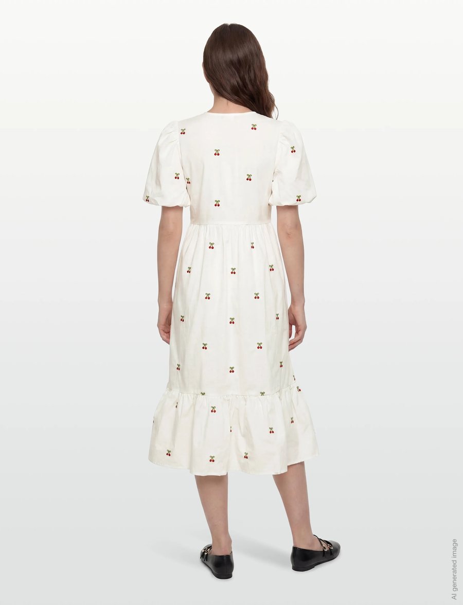 A-View - Leonore dress - konfirmation - 000 white - 4