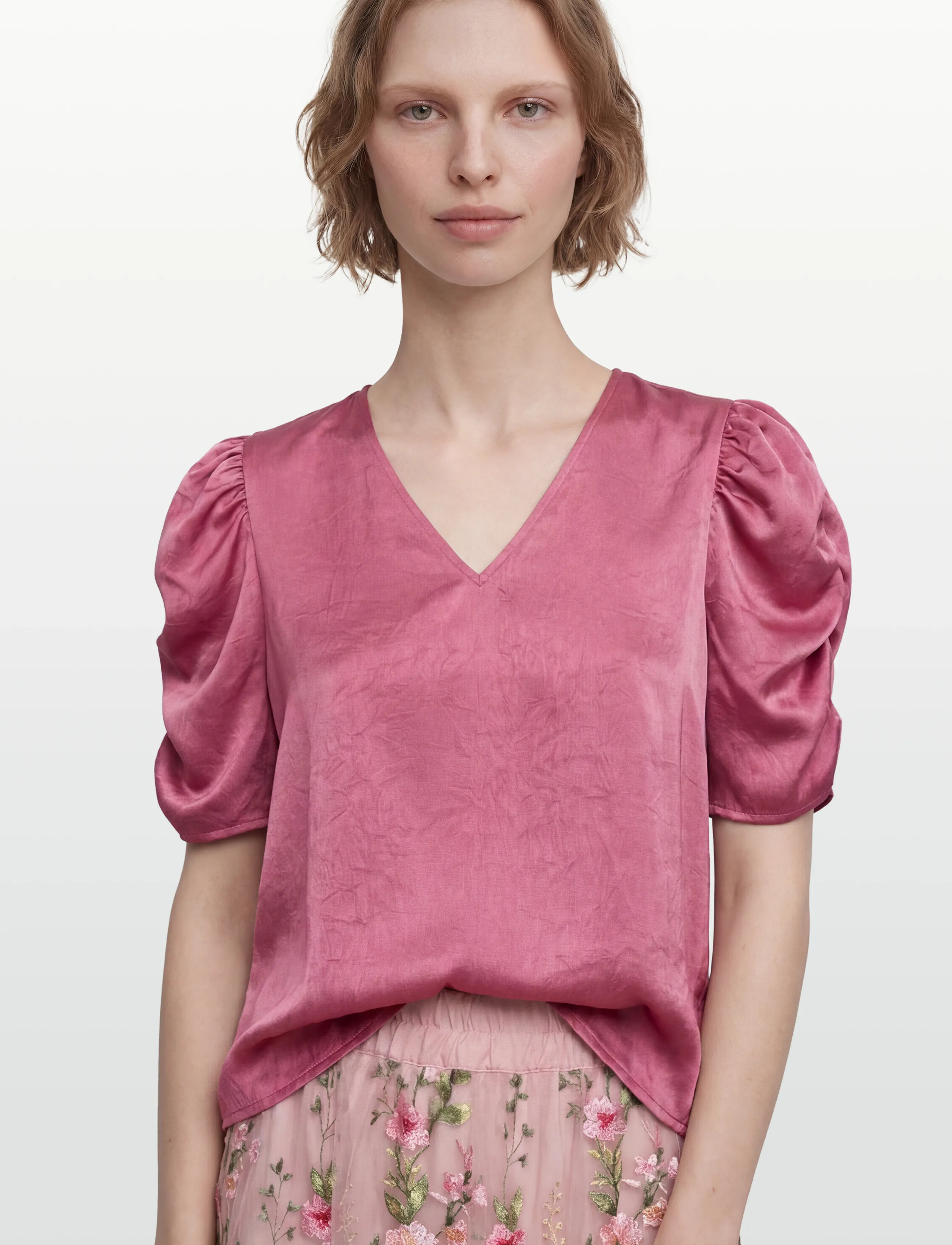 A-View - Sindrella blouse - kurzämlige blusen - old rose - 3