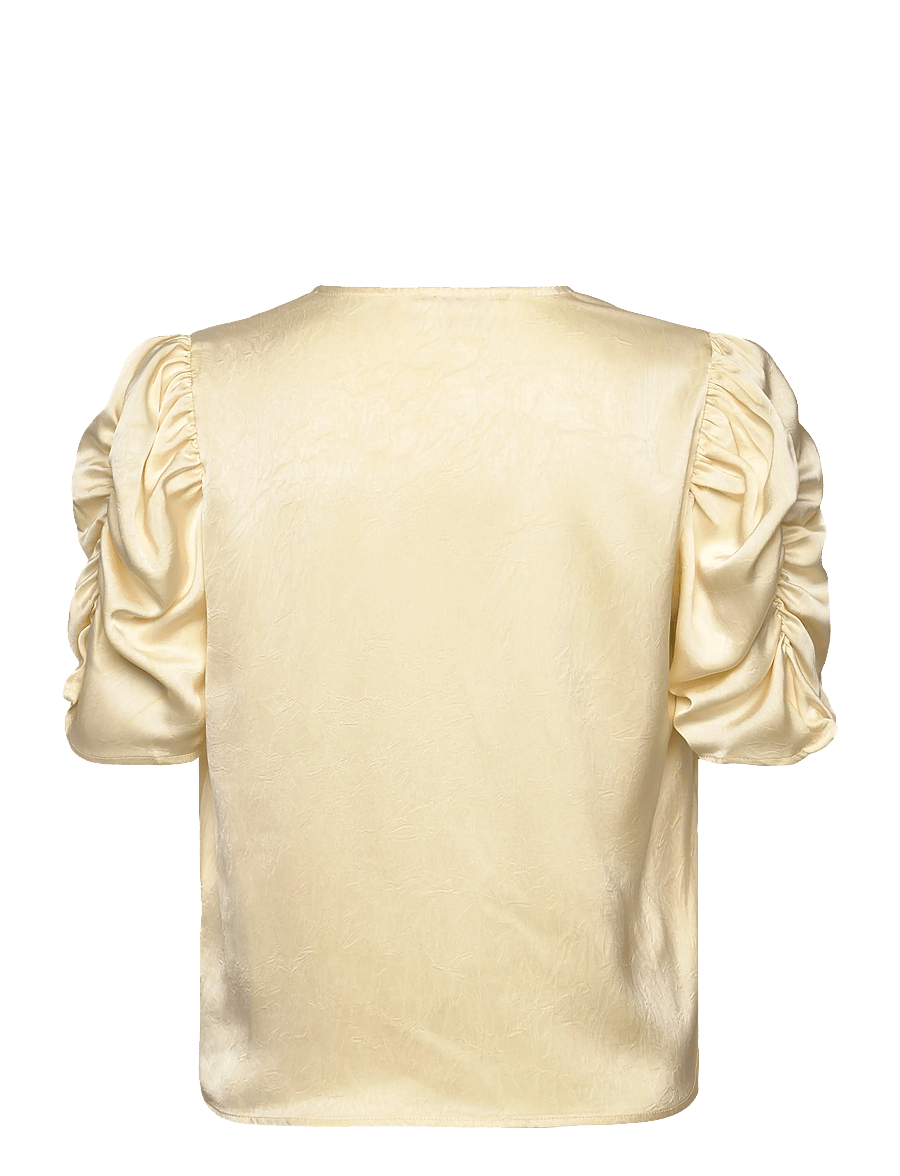 A-View - Sindrella blouse - kurzärmelige blusen - pale yellow - 2