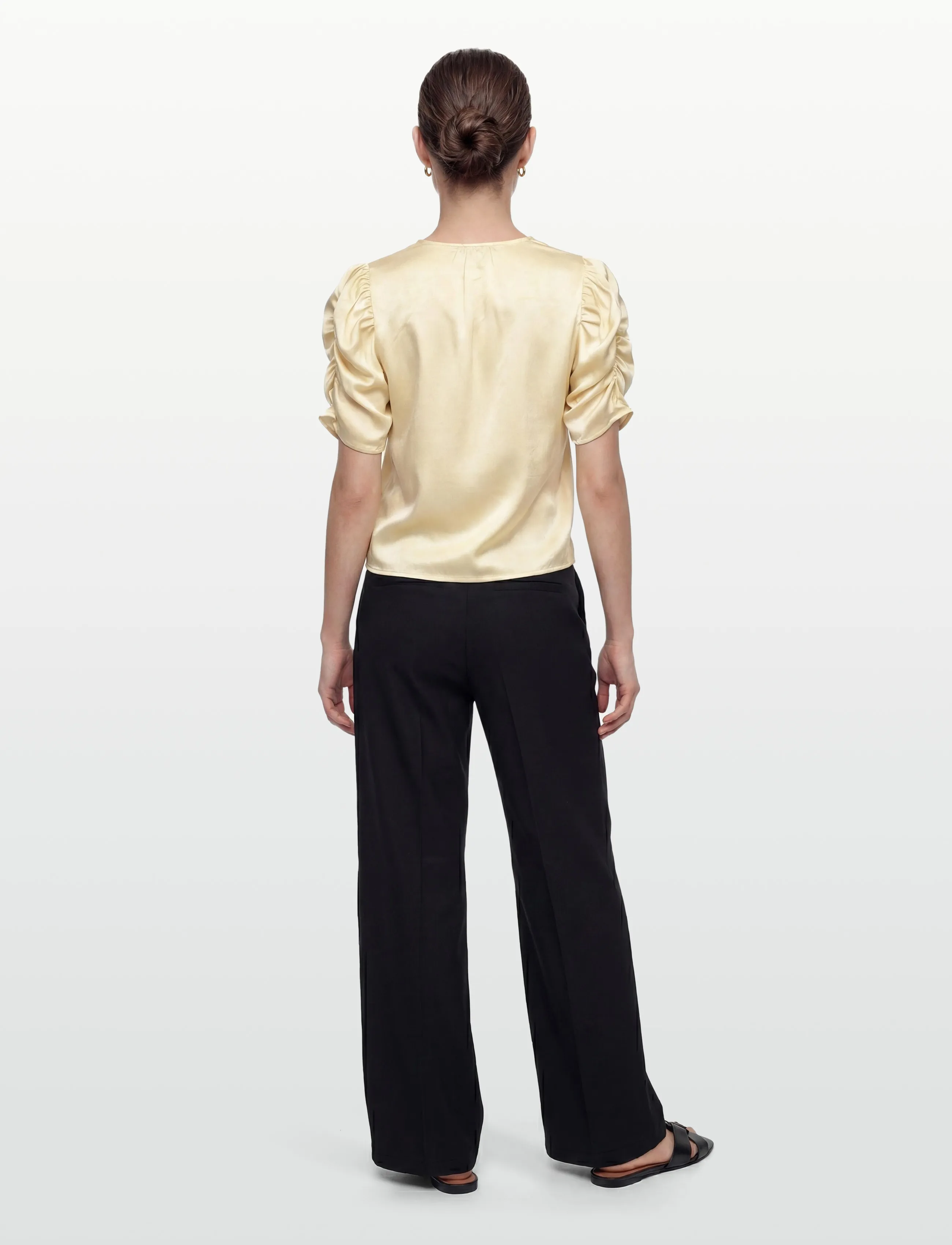 A-View - Sindrella blouse - kurzämlige blusen - pale yellow - 4
