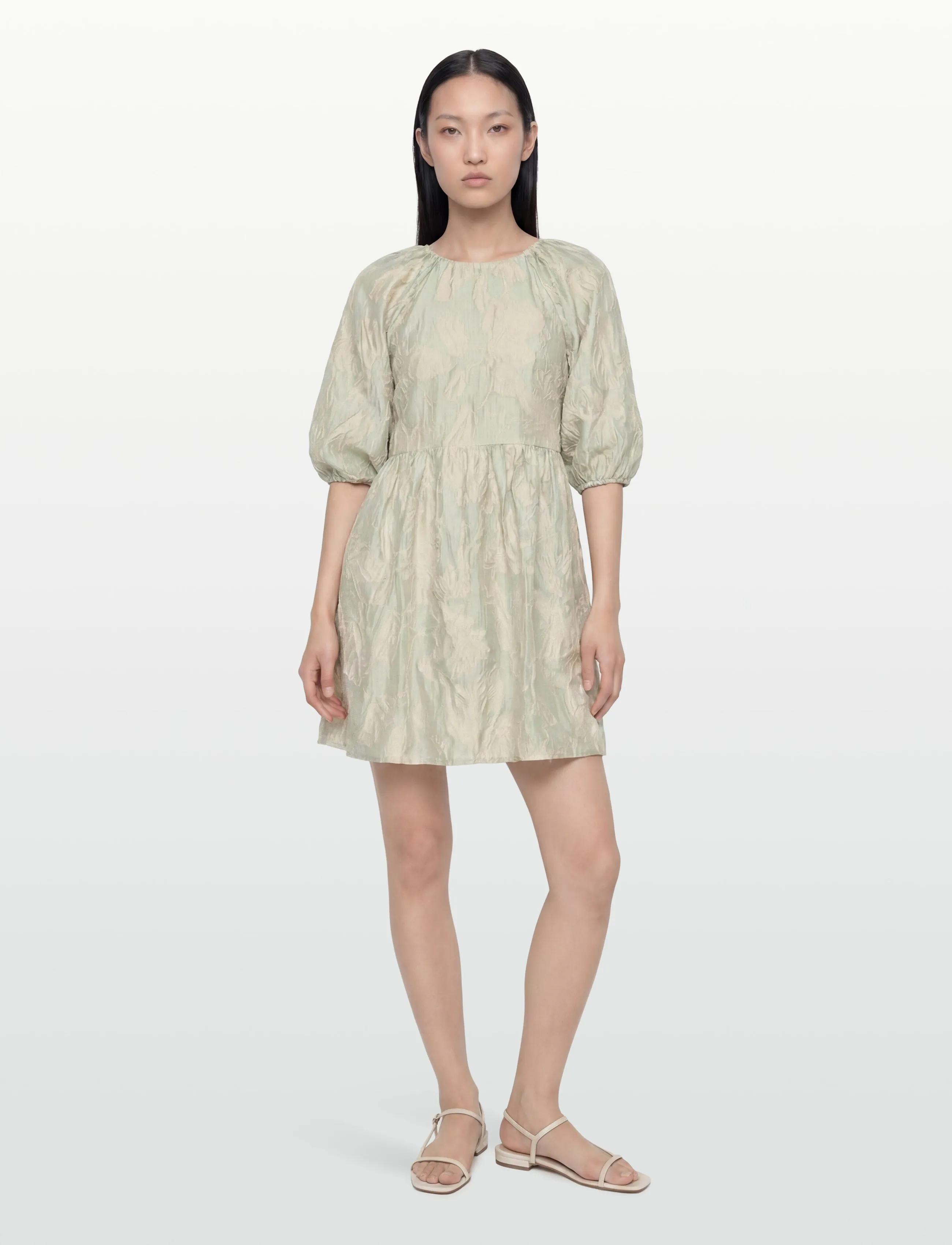 A-View Janah dress - Modern femininity - 859 DUSTY GREEN / green