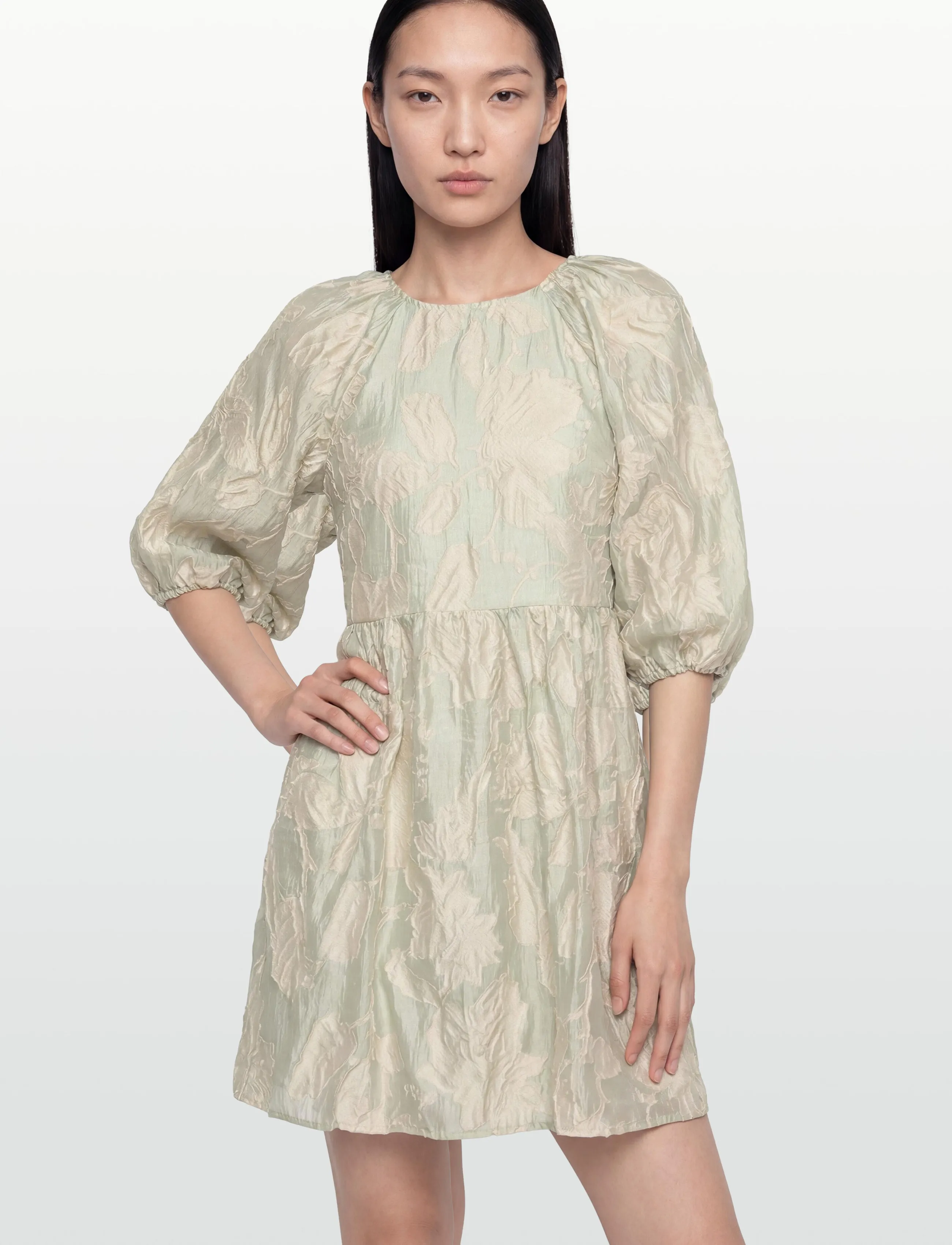 A-View - Janah dress - festkjoler - 859 dusty green - 3