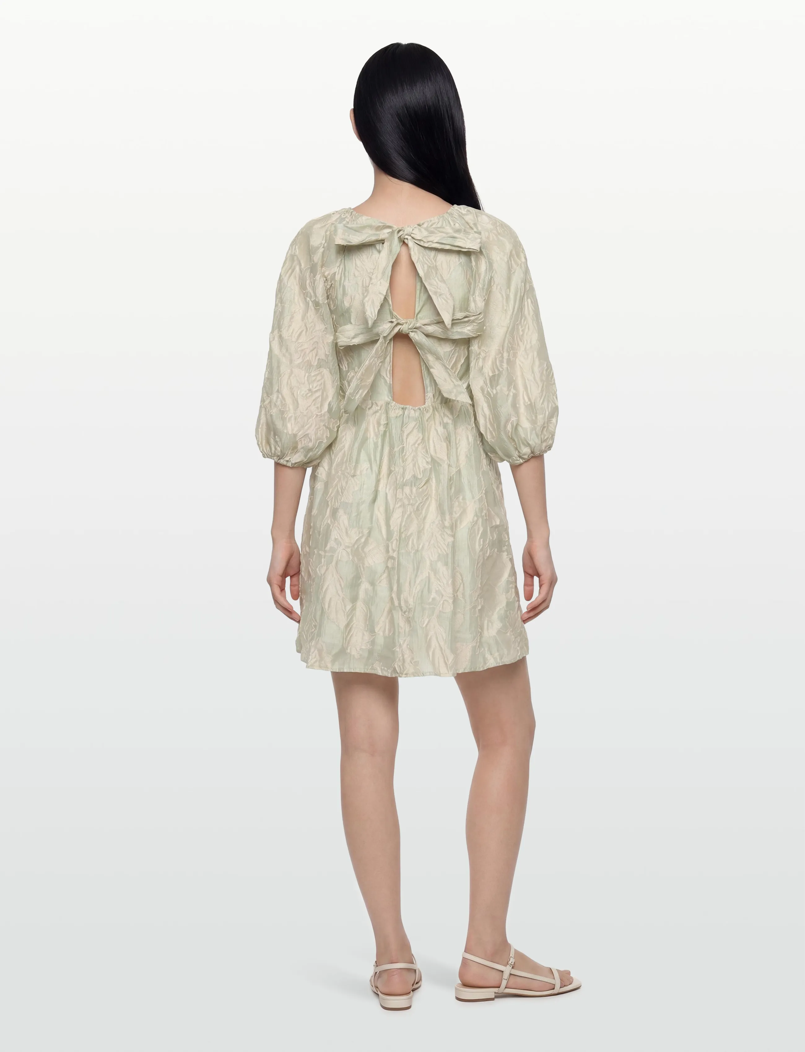 A-View - Janah dress - festkjoler - 859 dusty green - 4