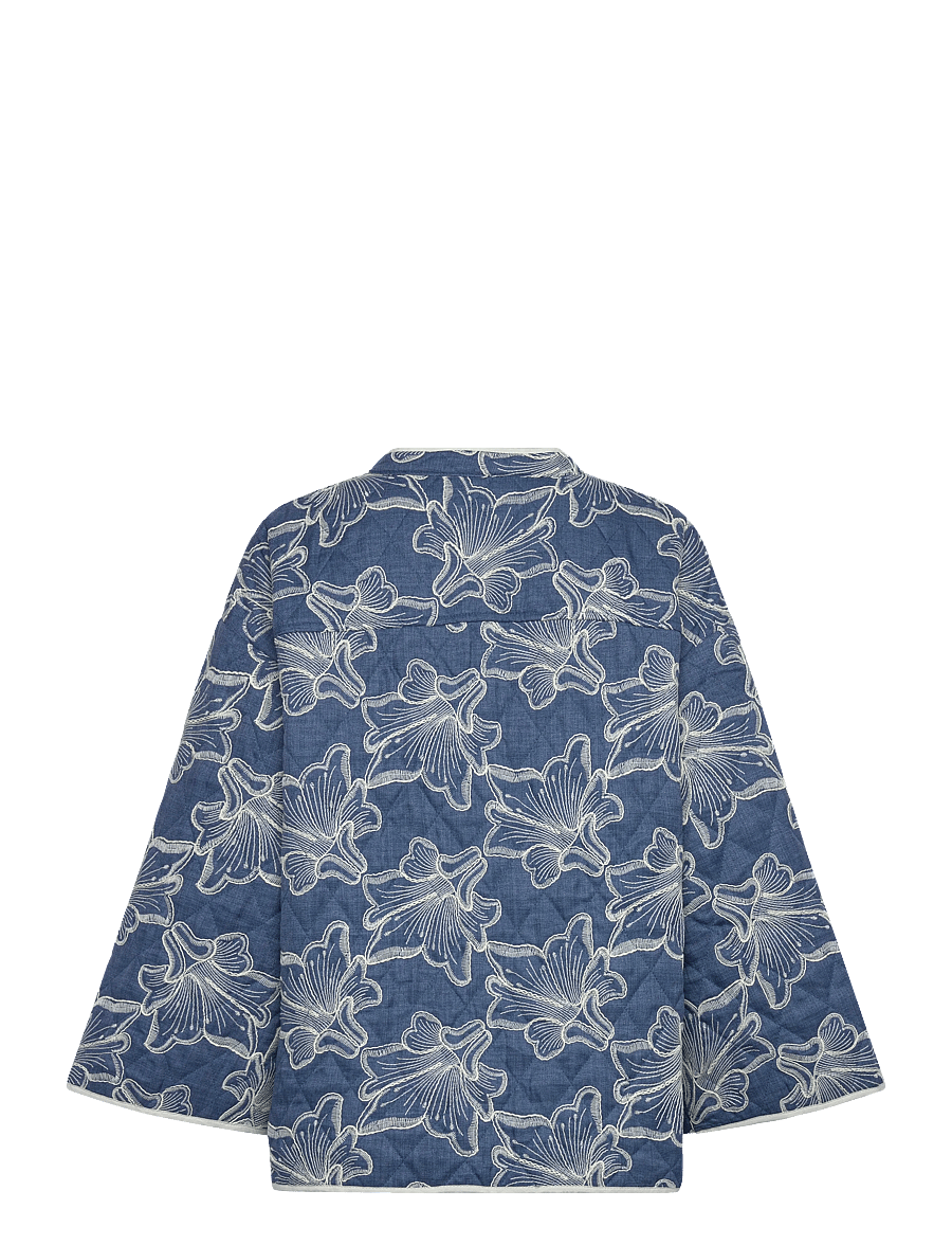 A-View - Severin jacket - blue/off white - 2