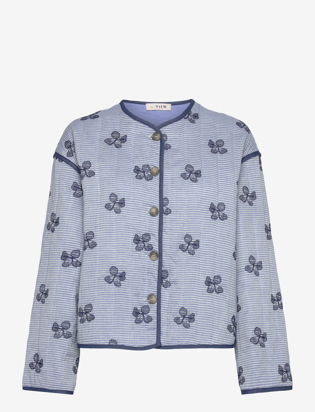 A-View - Fina jacket - sügisjakid - blue/off white - 0