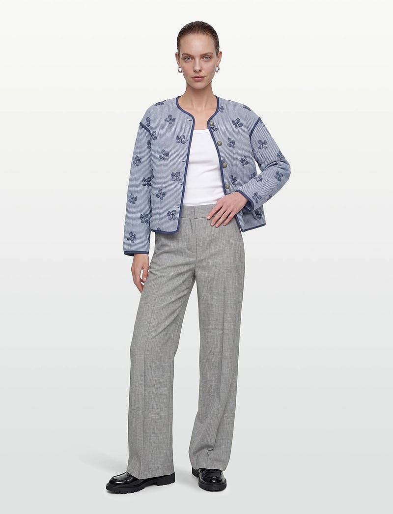 A-View - Fina jacket - frühlingsjacken - blue/off white - 0