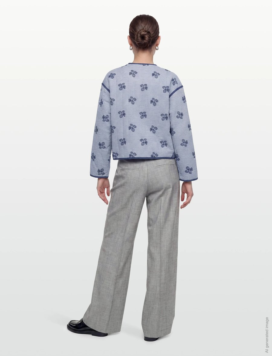 A-View - Fina jacket - vestes de printemps - blue/off white - 4