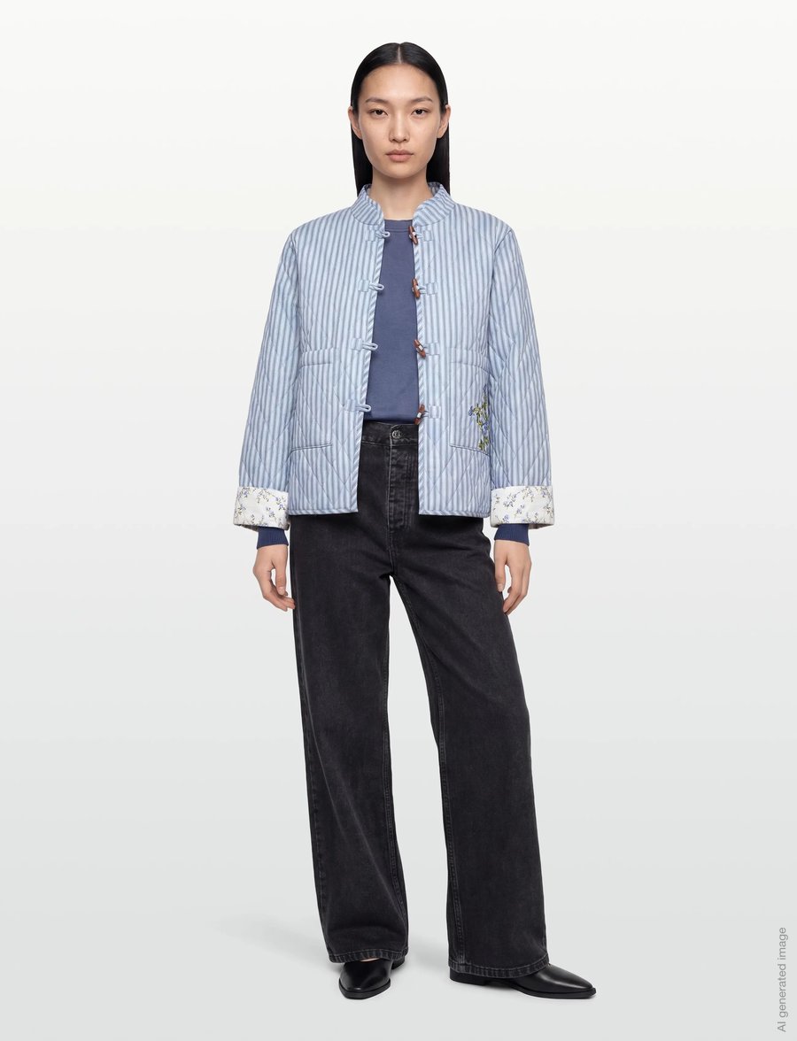 A-View - Libra jacket - frühlingsjacken - blue/white - 0