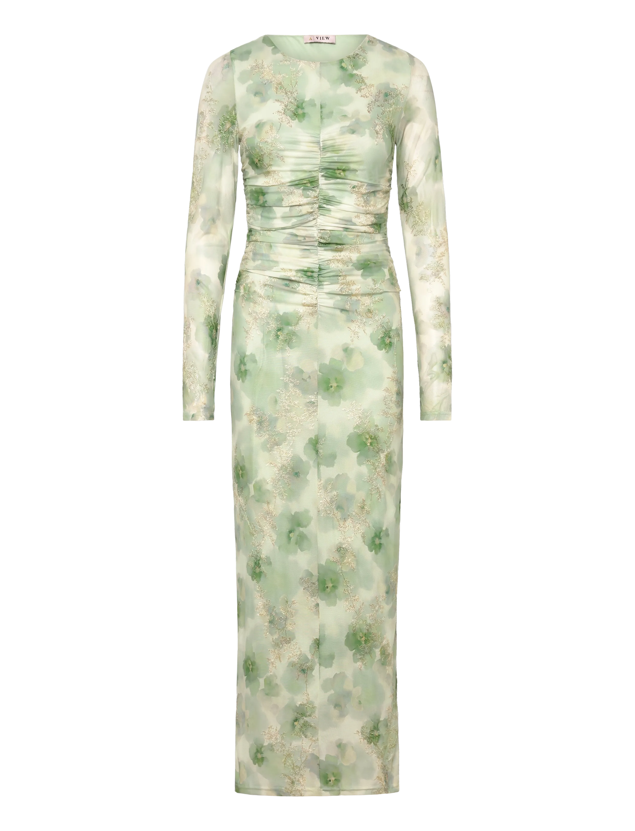A-View Selmina dress - Kjoler - 859 DUSTY GREEN / green