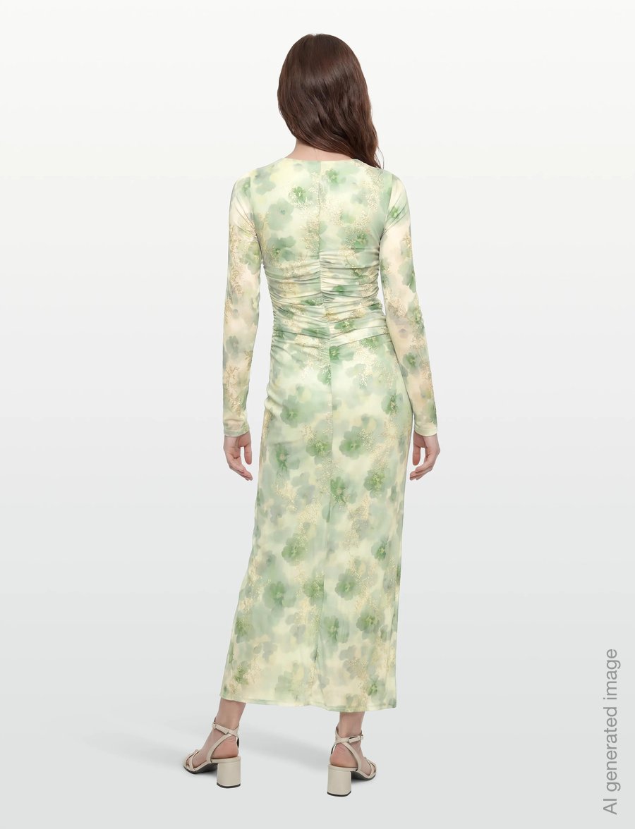 A-View - Selmina dress - stramme kjoler - 859 dusty green - 4