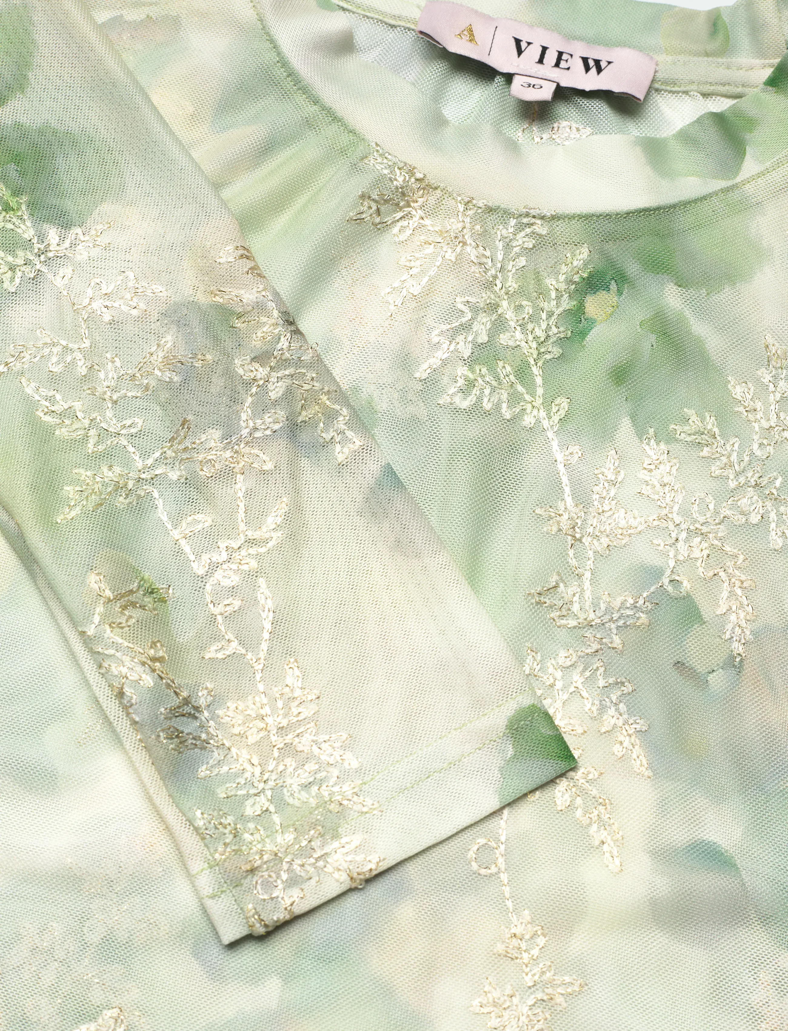 A-View - Silke blouse - pikkade varrukatega pluusid - dusty green - 5