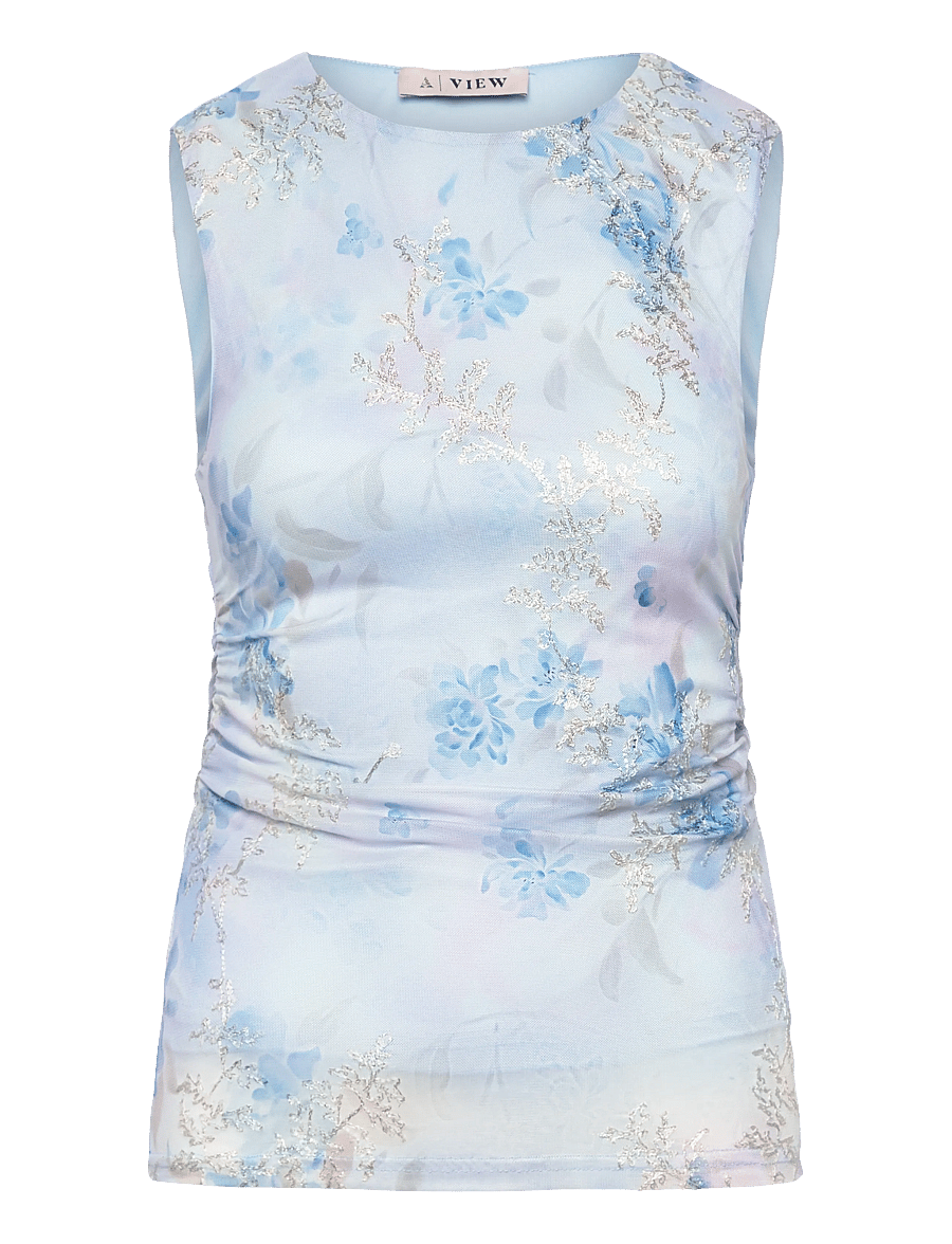 A-View - Claudine top - Ärmellose tops - light blue/rose - 1