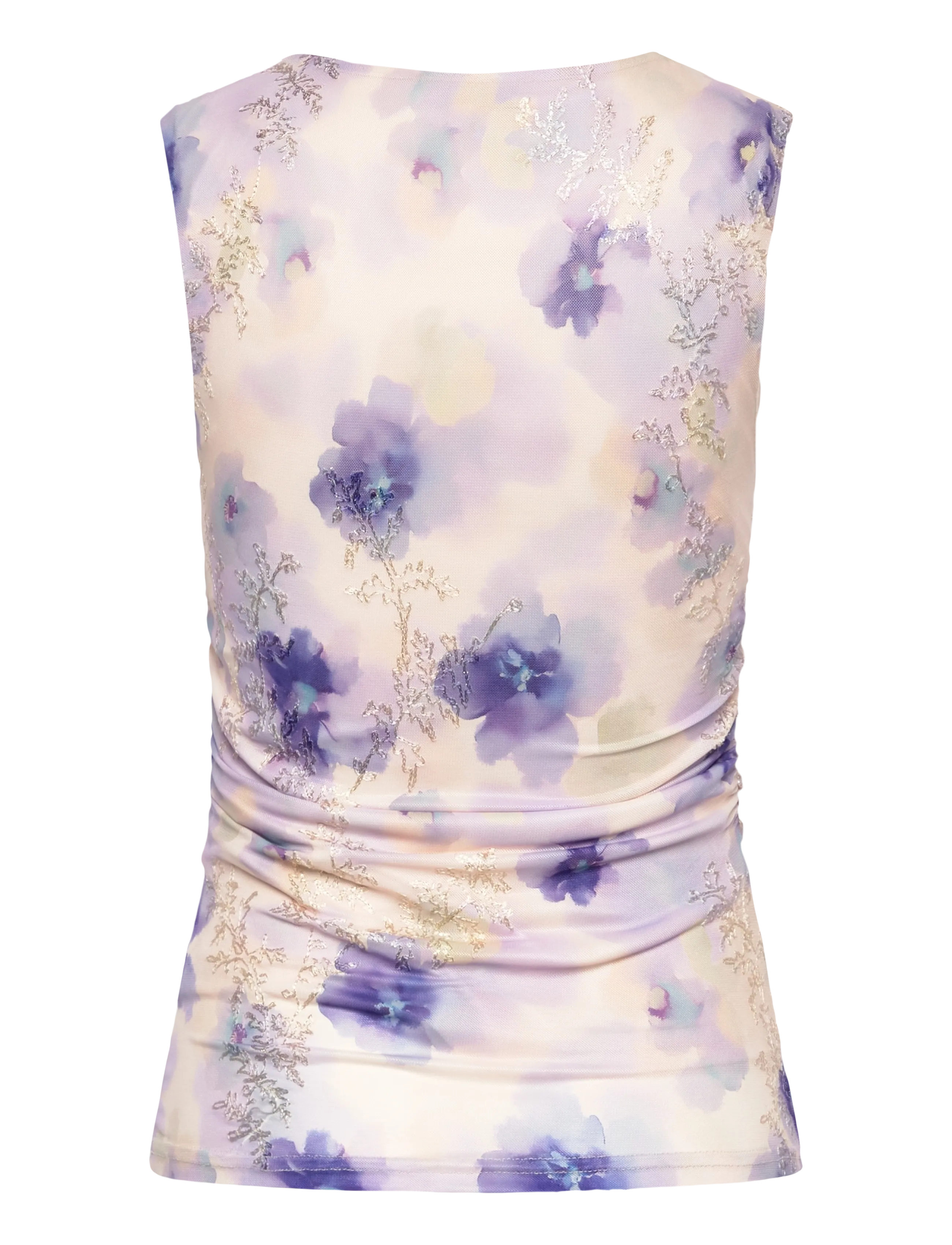 A-View - Claudine top - varrukateta alussärgid - purple/yellow - 2
