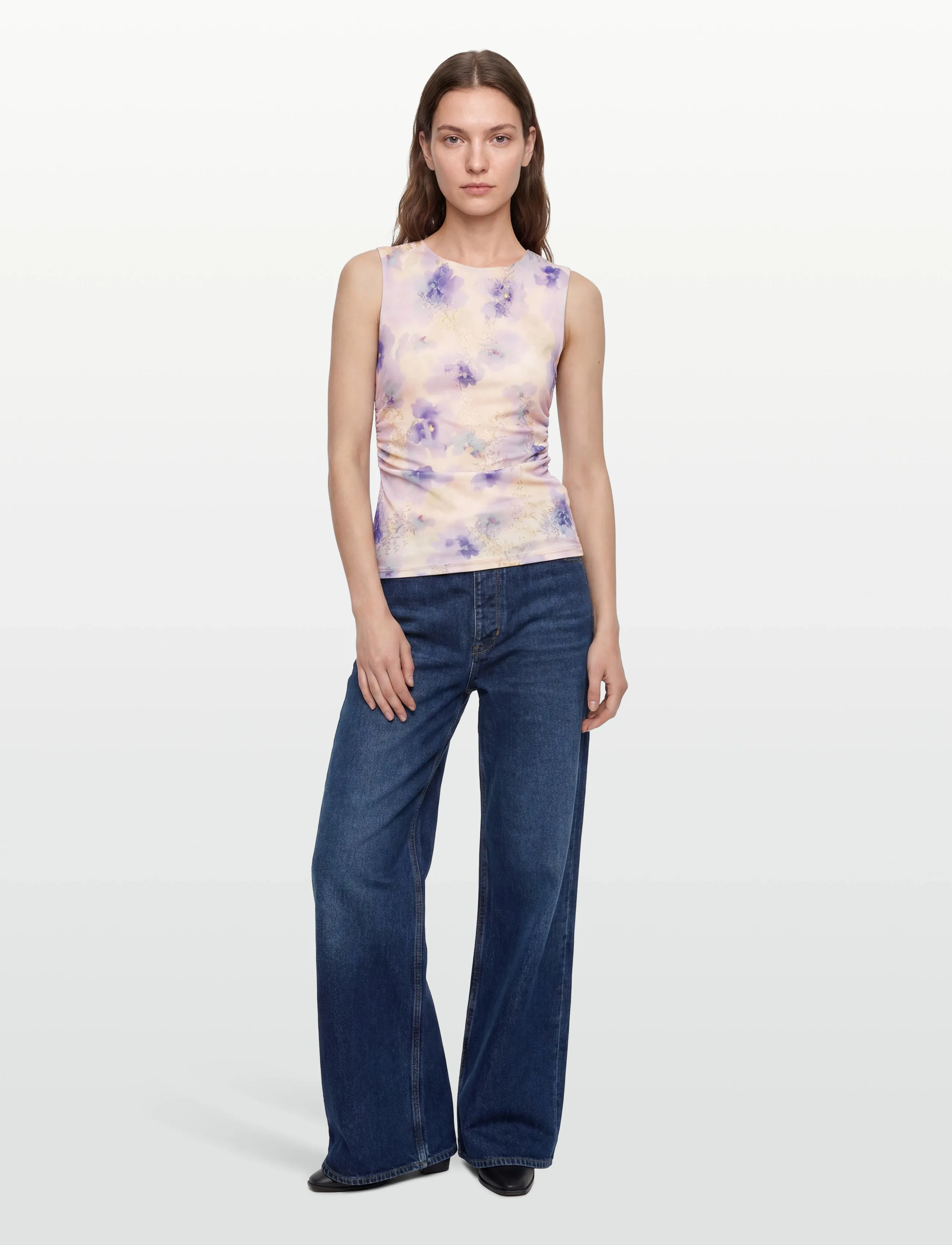 A-View Claudine Top, 38, T-shirts & Oberteile, Mehrfarbig/gemustert - Sleeveless, Frauen