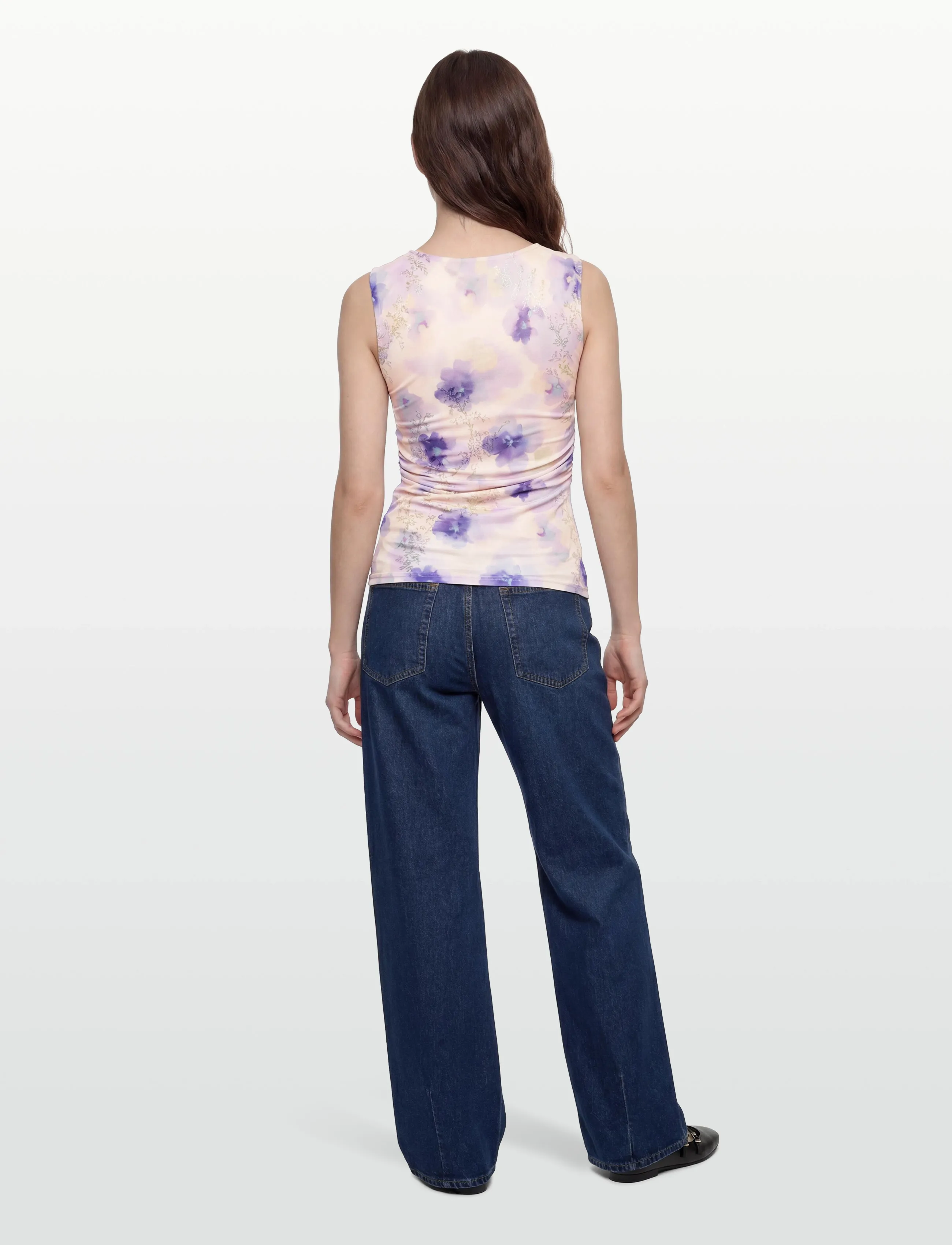 A-View - Claudine top - varrukateta alussärgid - purple/yellow - 4