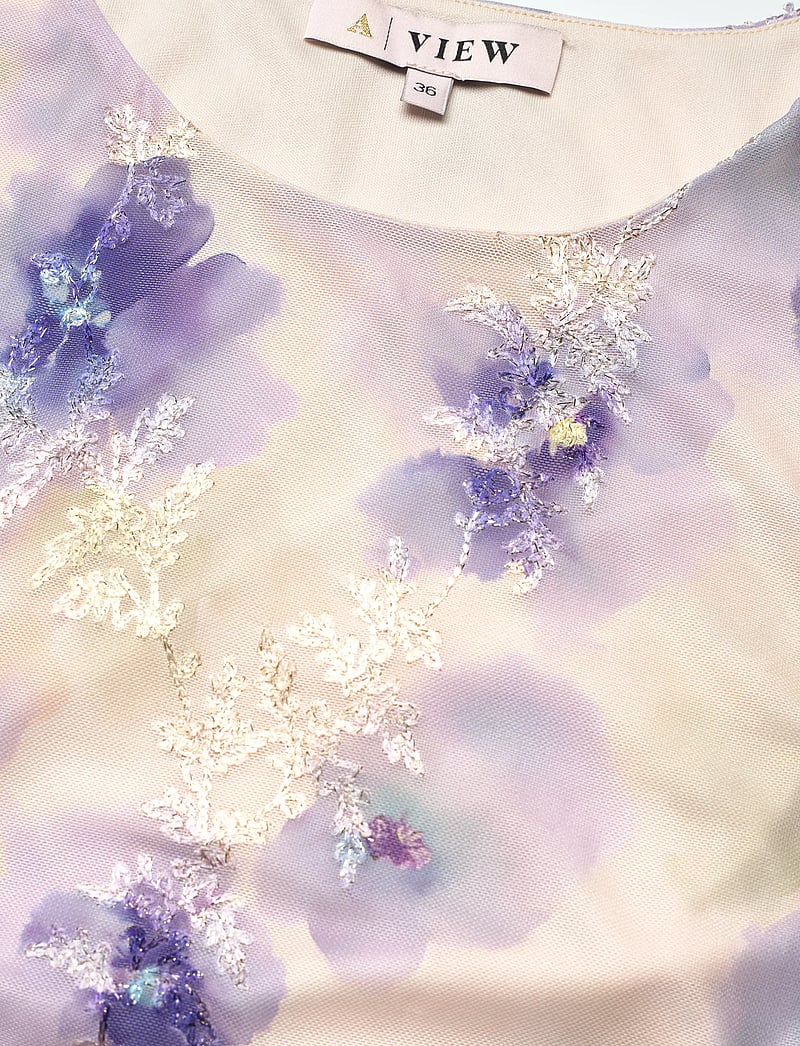 A-View - Claudine top - Ärmellose tops - purple/yellow - 5