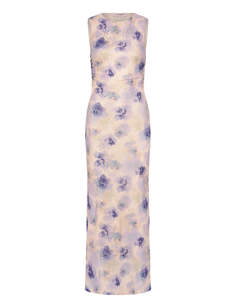 A-View - Belena dress - etuikleider - 129 purple/yellow - 0