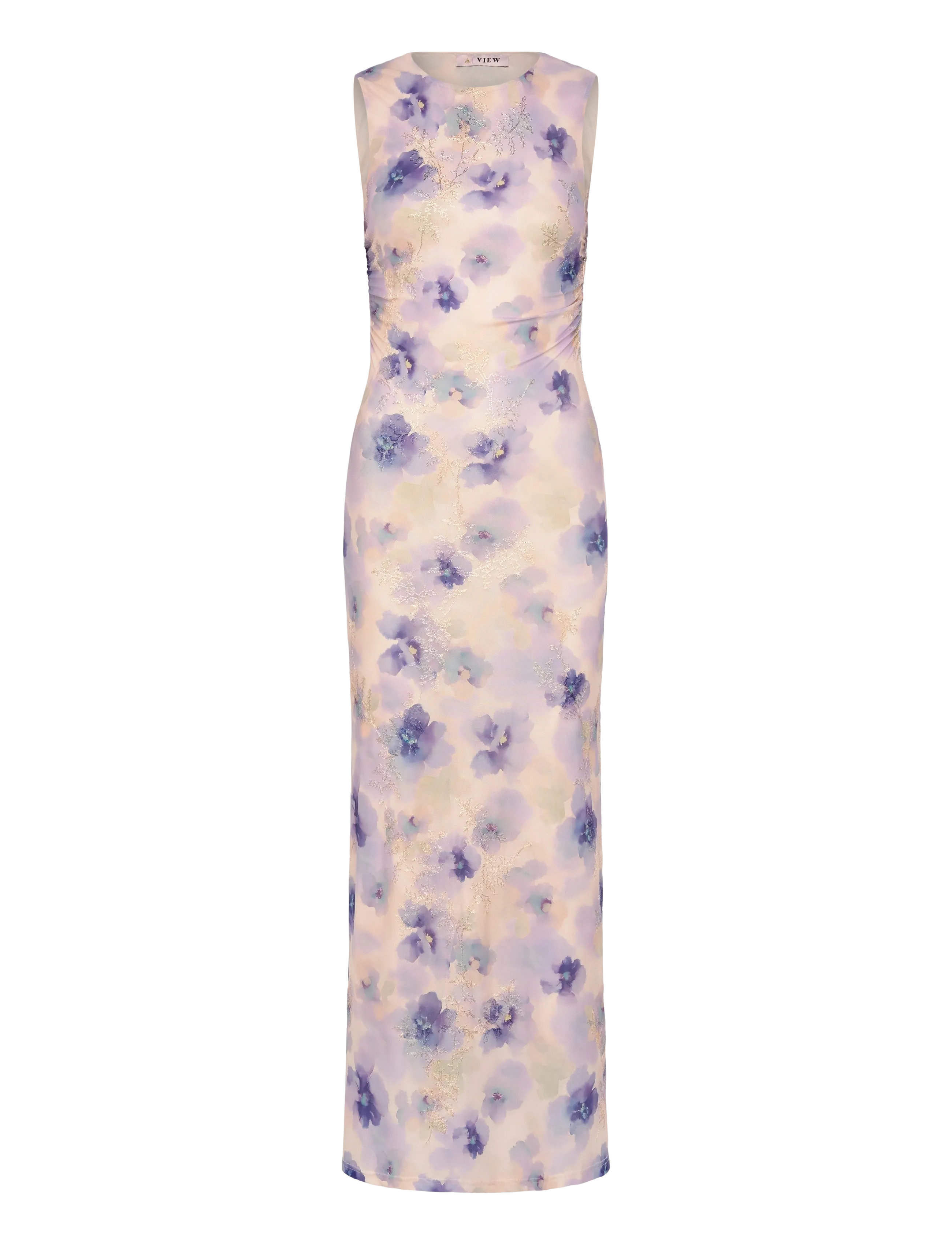 A-View Belena dress - Klänningar - 129 PURPLE/YELLOW / purple