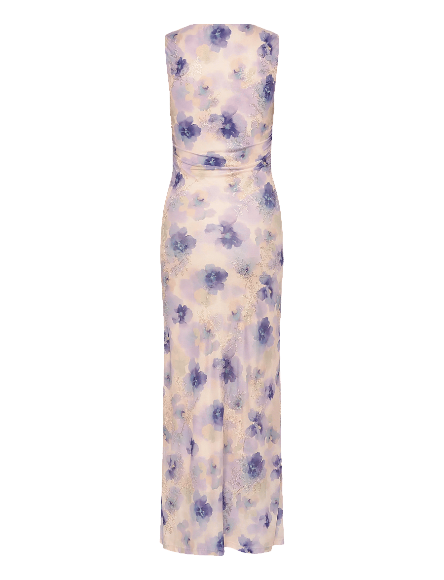 A-View - Belena dress - etuikleider - 129 purple/yellow - 2