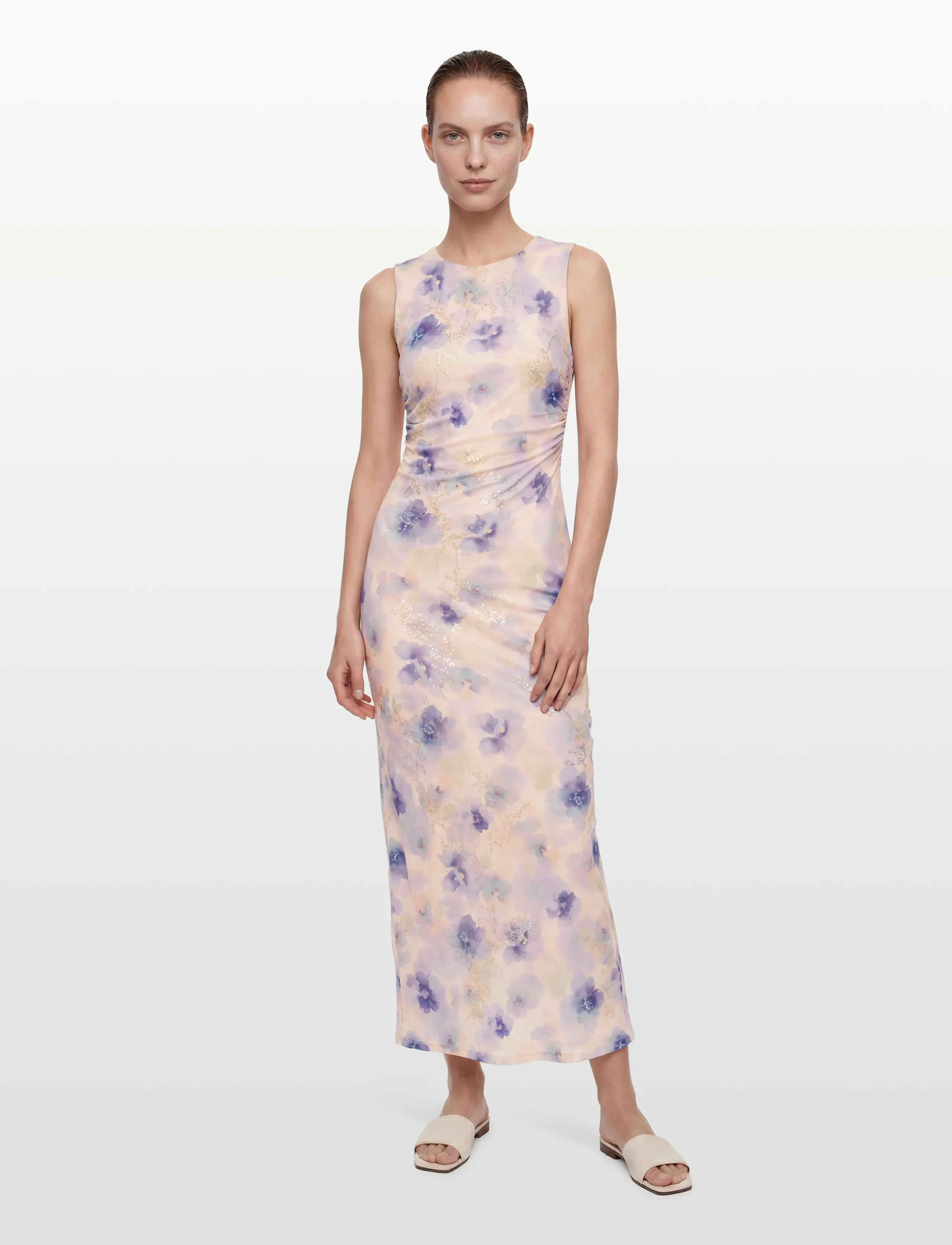 A-View Belena Dress, 42, Purple, Kjoler > Maxikjole, Dame