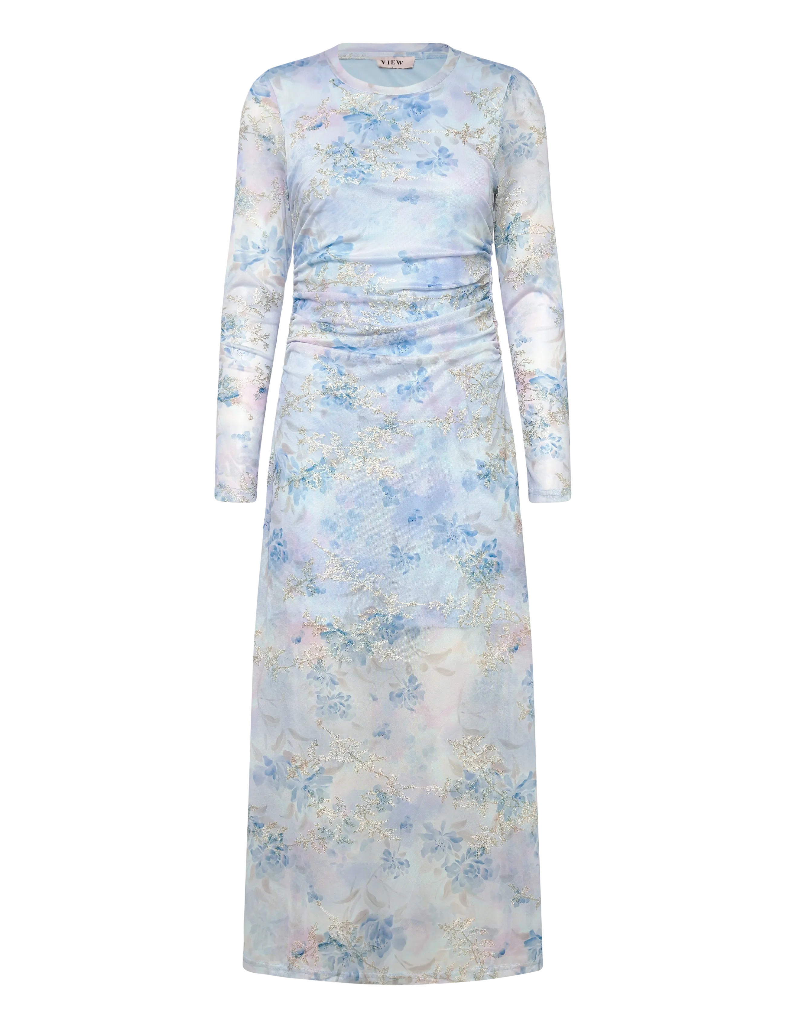 A-View Naja dress - Kleidung - 230 LIGHT BLUE/ROSE / blue