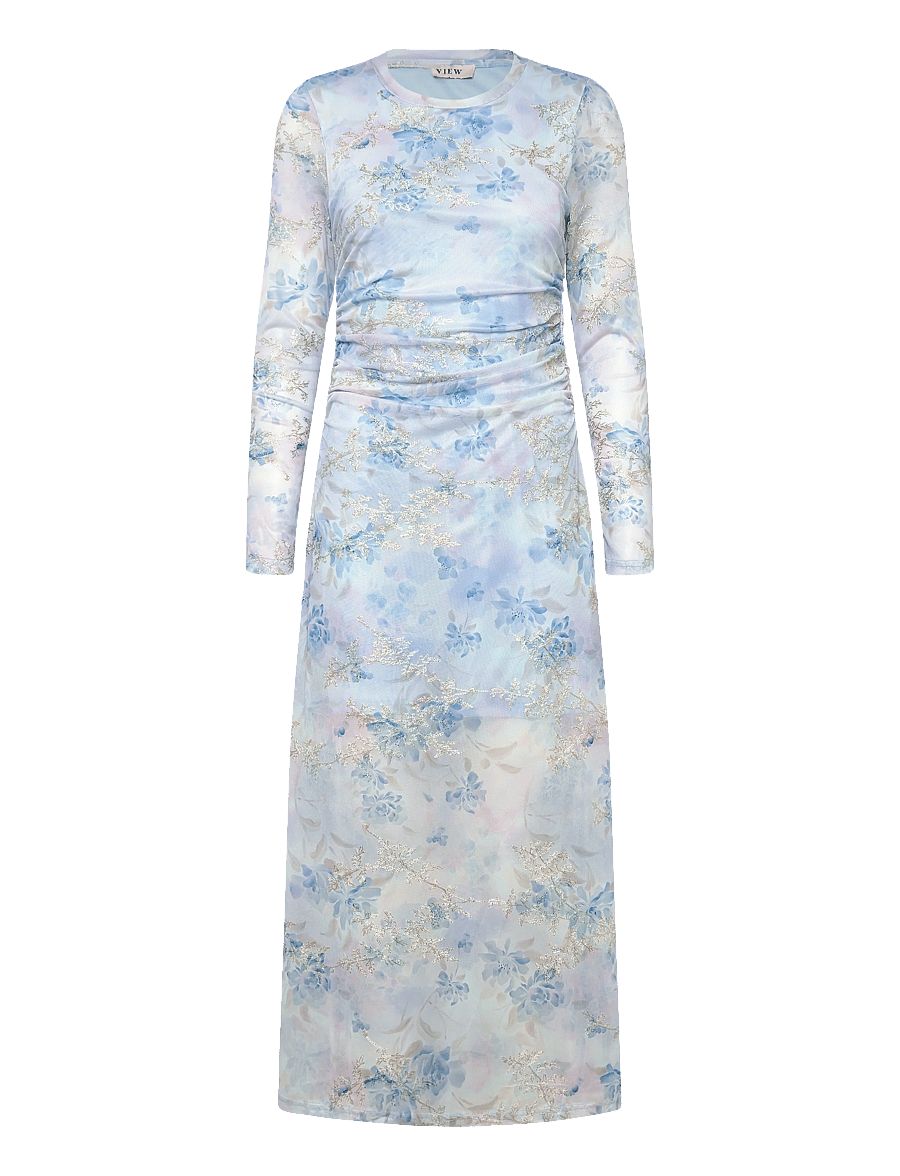 A-View - Naja dress - cocktailkjoler - 230 light blue/rose - 1