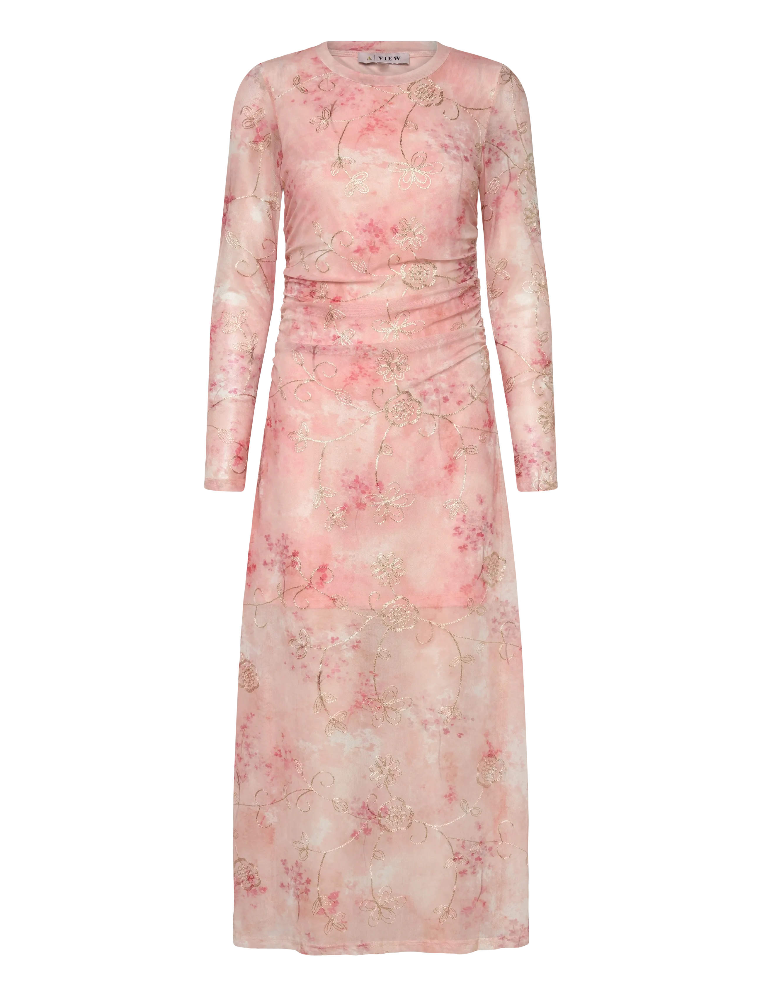A-View Naja dress - Kleider - 295 PEACH / pink/rose
