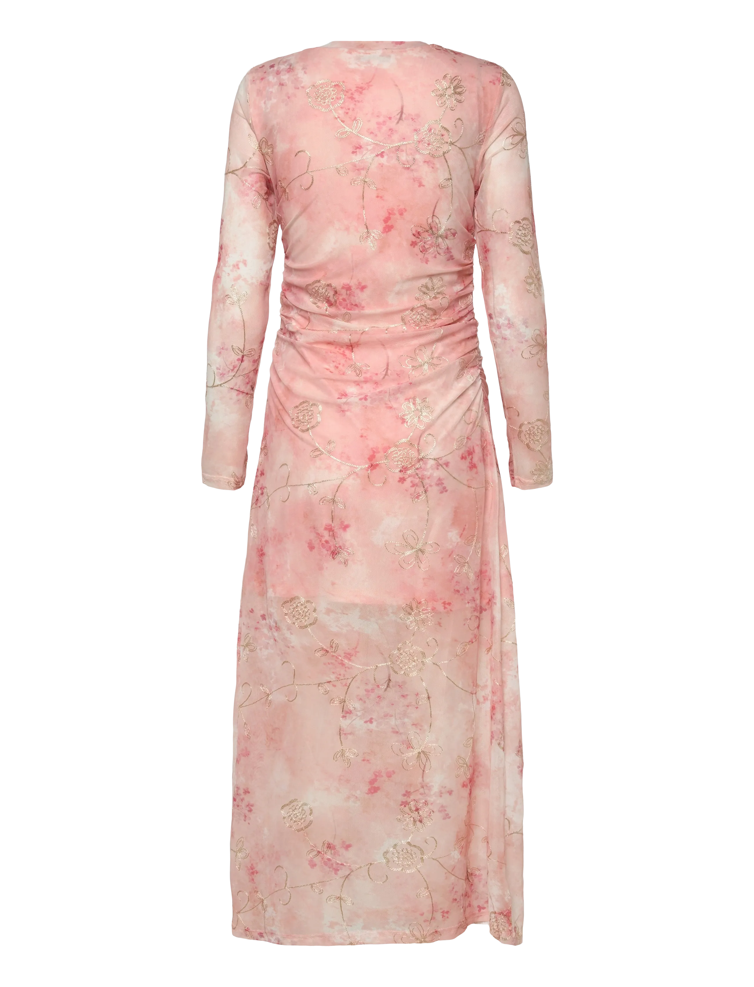 A-View - Naja dress - midikleider - 295 peach - 2