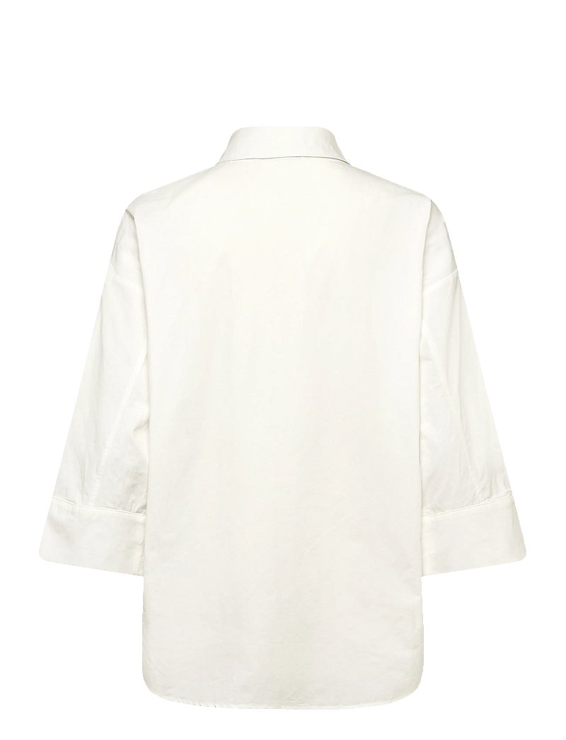 A-View - Clara shirt - langærmede skjorter - 000 white - 1