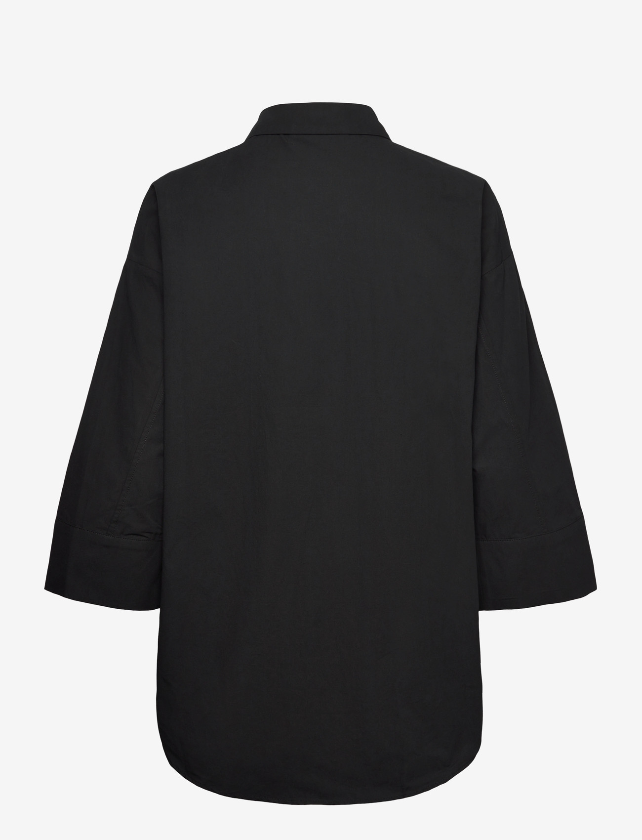 A-View - Clara shirt - långärmade skjortor - 999 black - 1