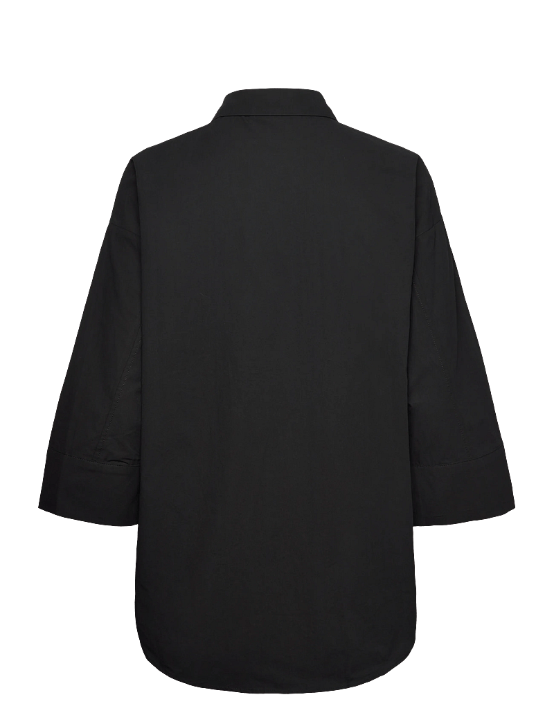 A-View - Clara shirt - långärmade skjortor - 999 black - 1