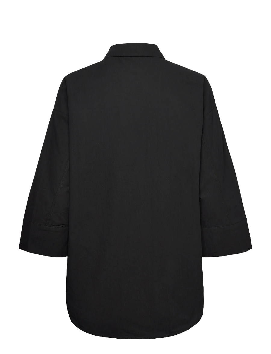 A-View - Clara shirt - langärmlige hemden - 999 black - 1