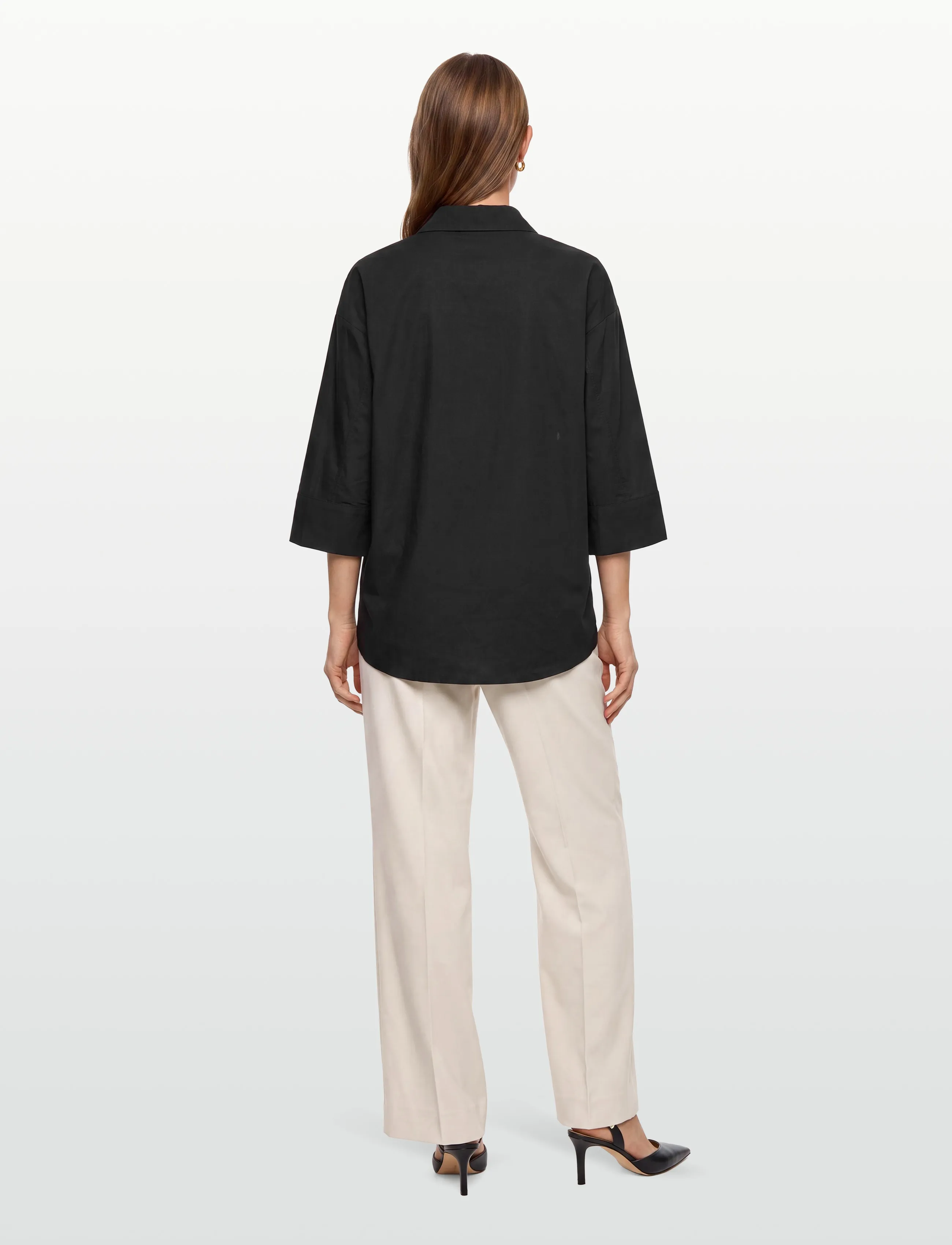 A-View - Clara shirt - langärmlige hemden - 999 black - 4