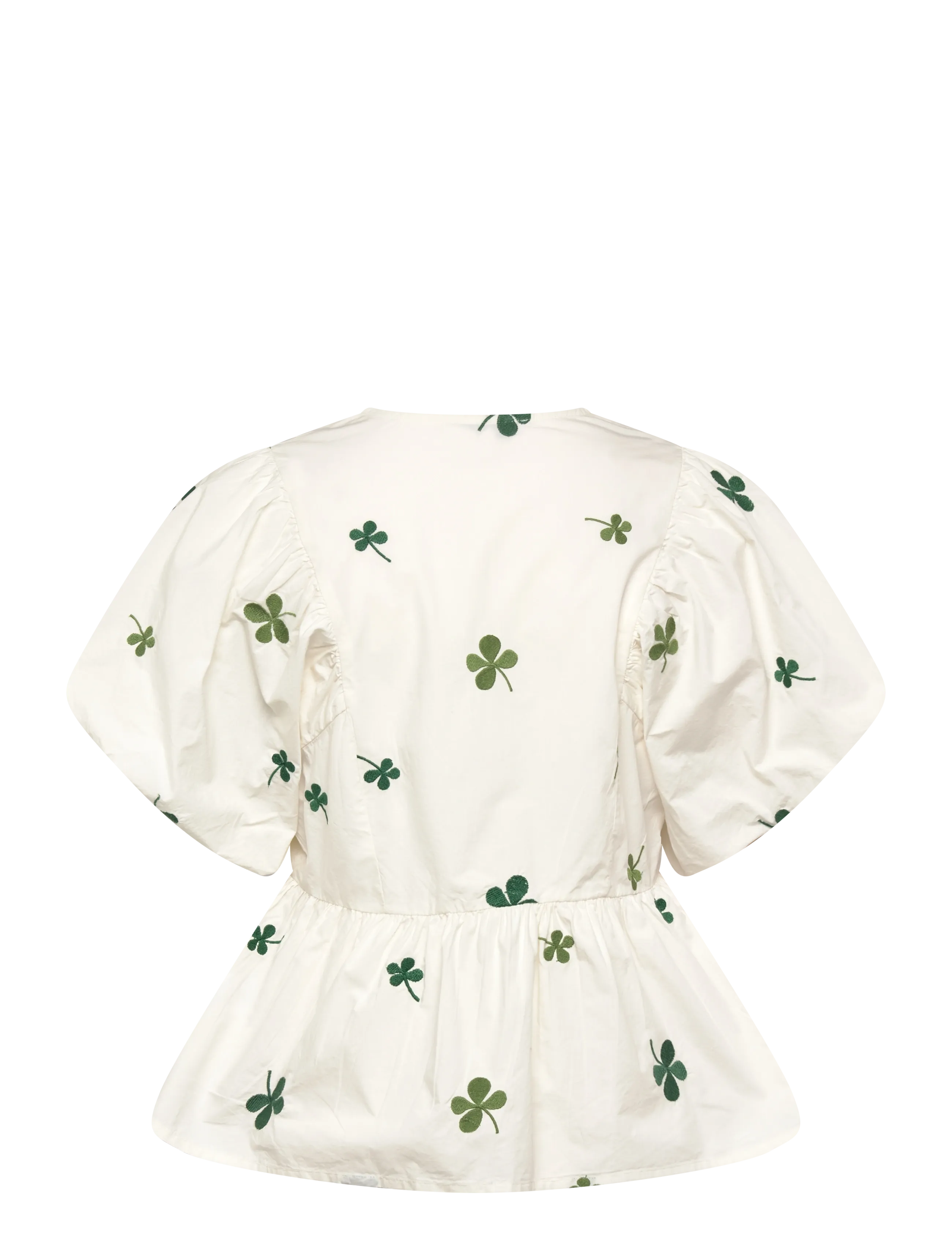 A-View - Albertine blouse - short-sleeved blouses - off white - 2