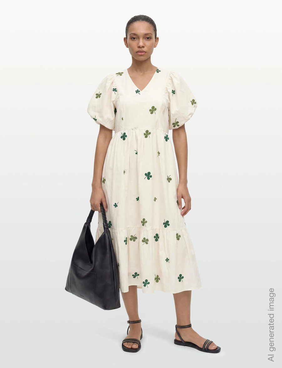 A-View - Albertine dress - sommerkjoler - 005 off white - 0